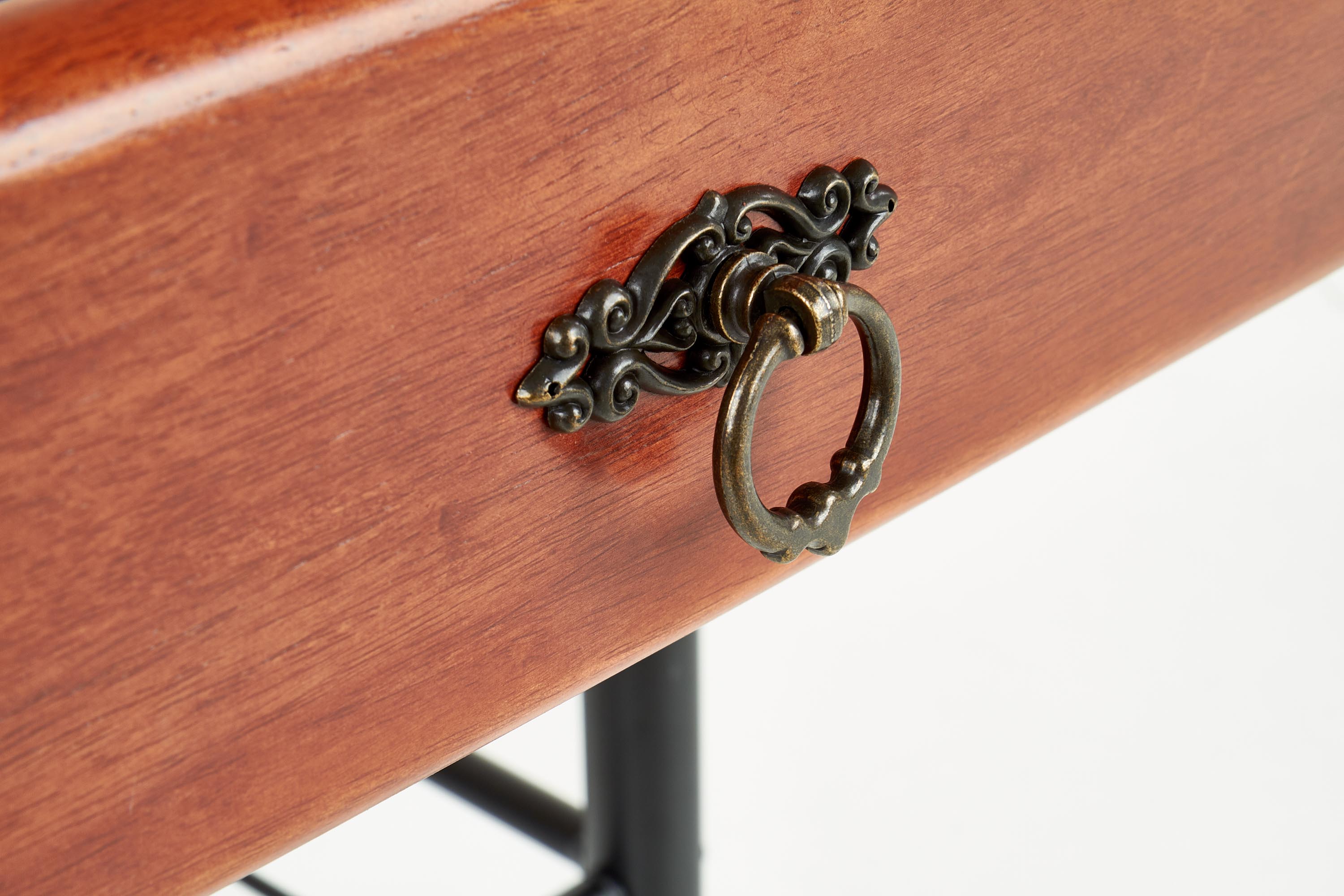 FIONA nočný stolík čerešňa ant/čierny - NA SKLADE!