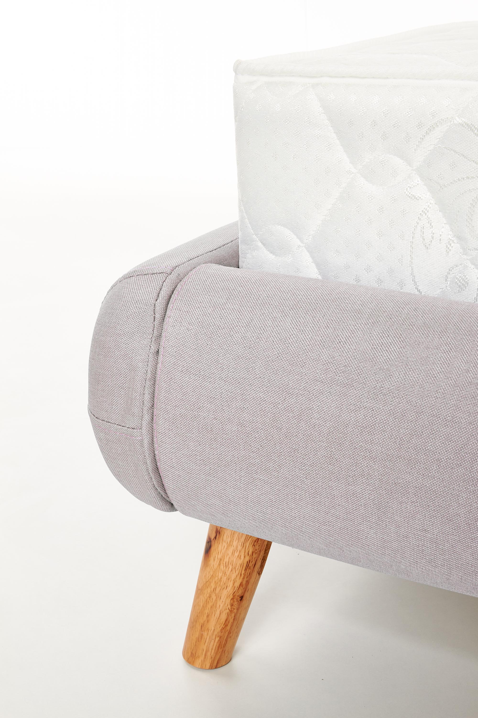 ELANDA 160 posteľ, svetlo šedá