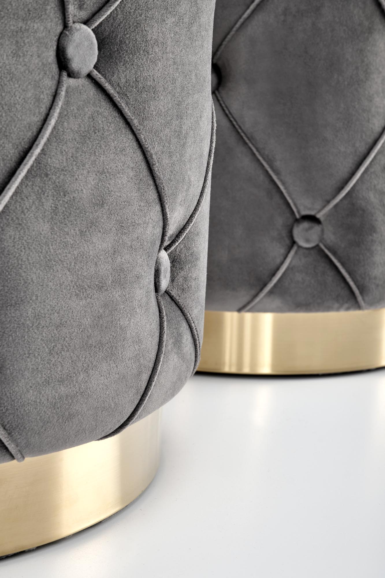 POLLY zostava dvoch taburetiek, šedá