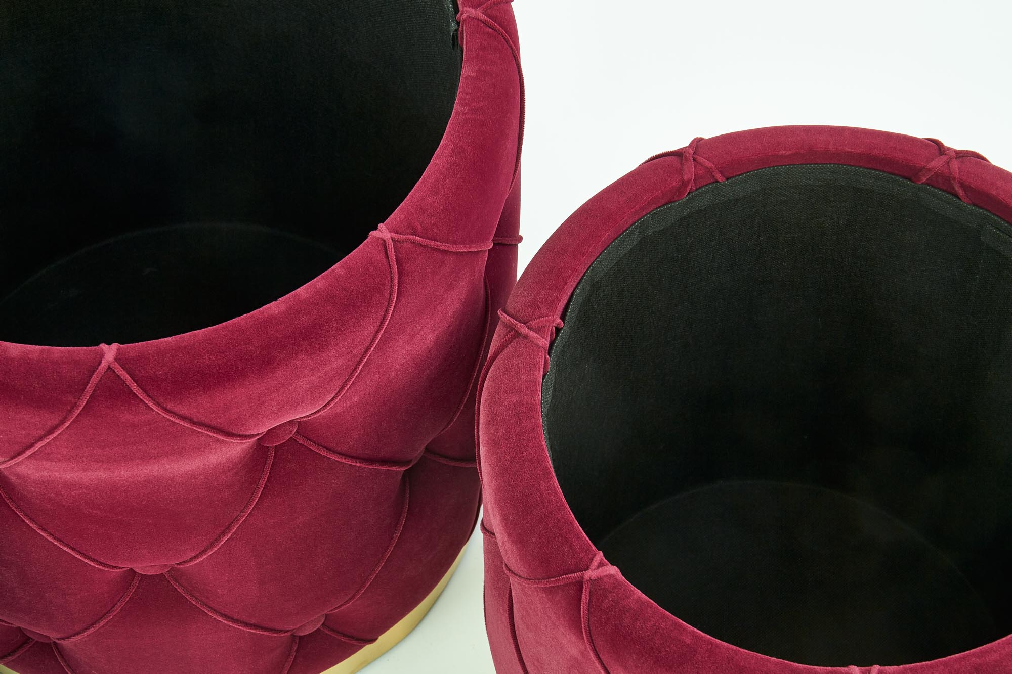 POLLY zostava dvoch taburetiek, bordová