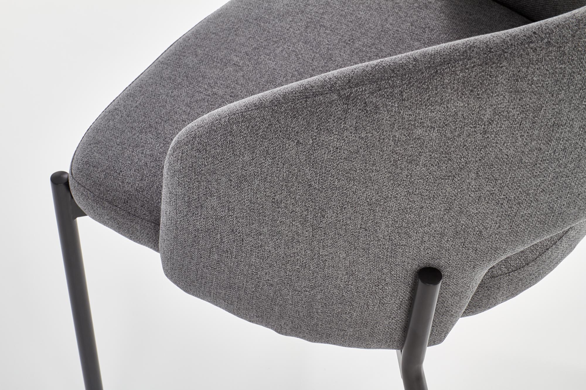 K373 jedálenská stolička šedá