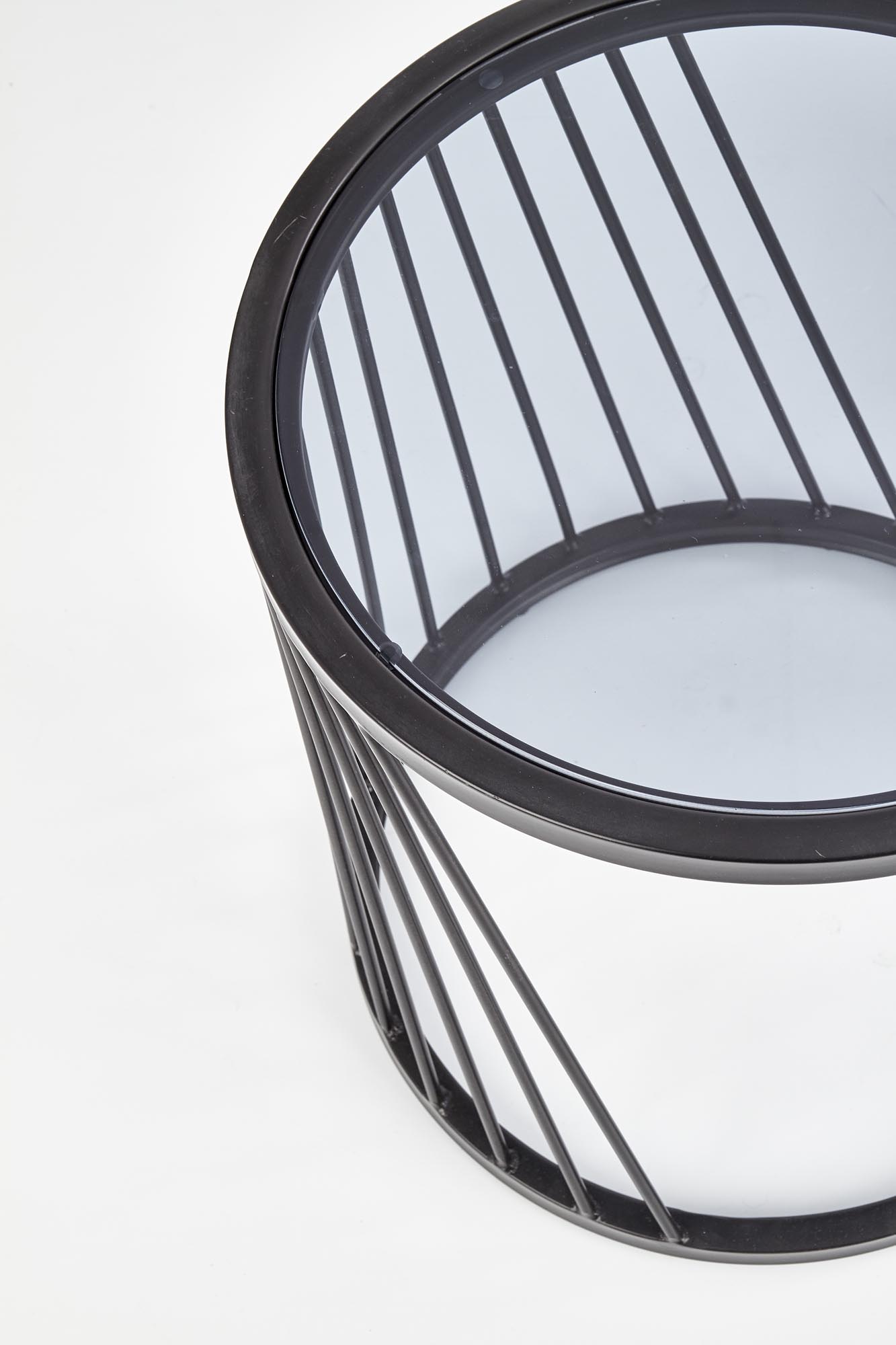 ANTILLA zostava dvoch konferenčných stolíkov čierna / dymová