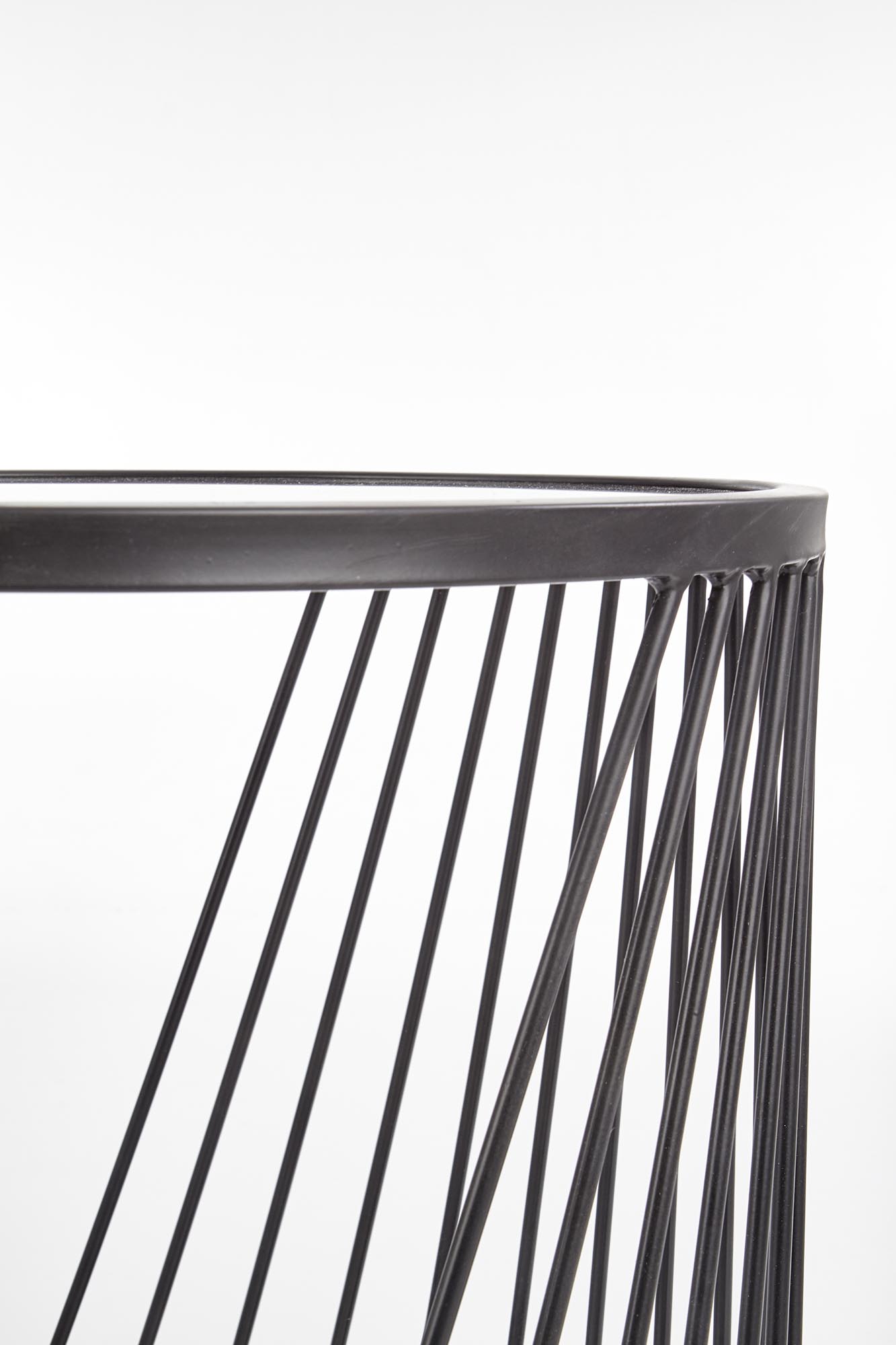 ANTILLA zostava dvoch konferenčných stolíkov čierna / dymová