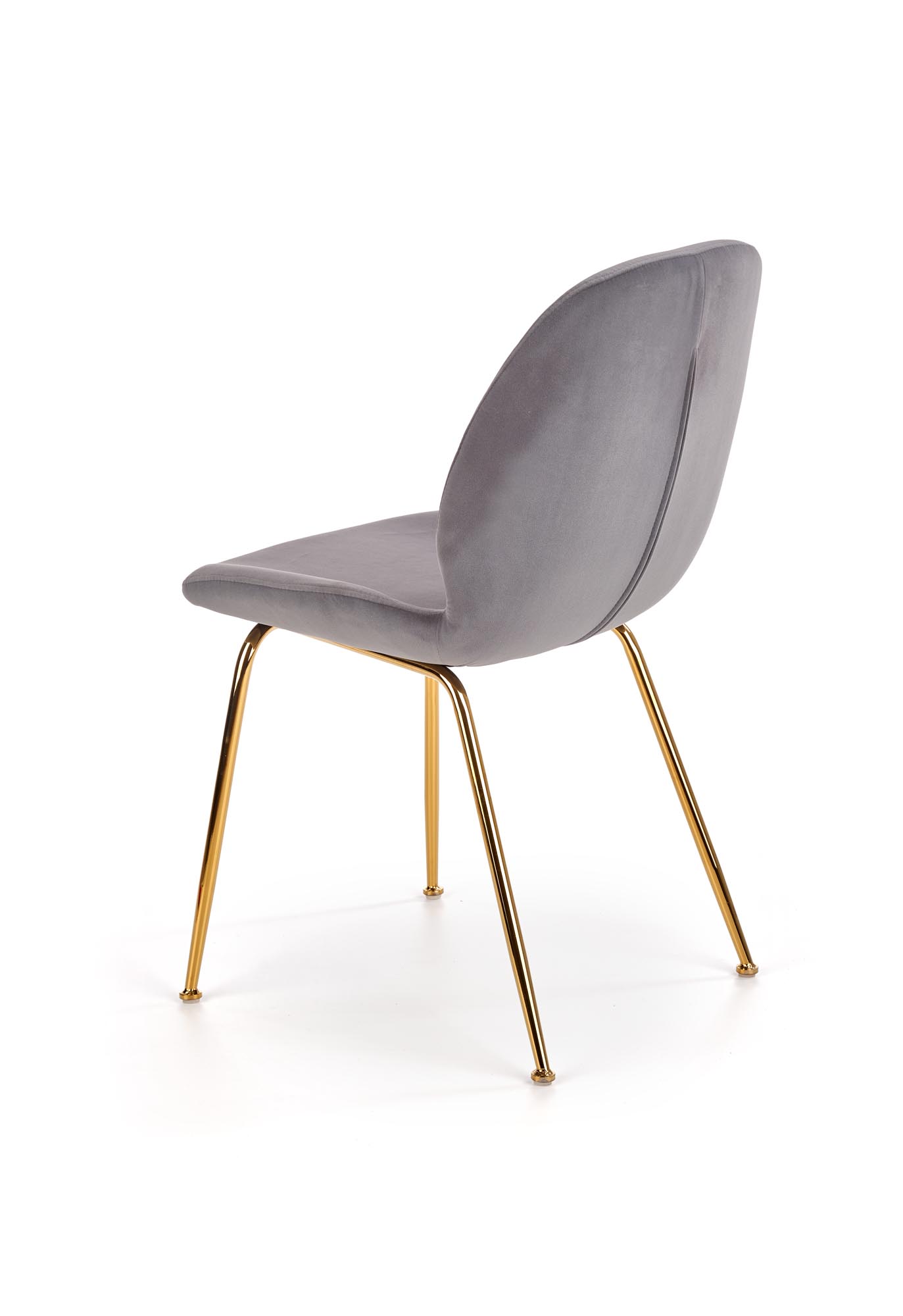 K381 jedálenská stolička šedá / zlatá