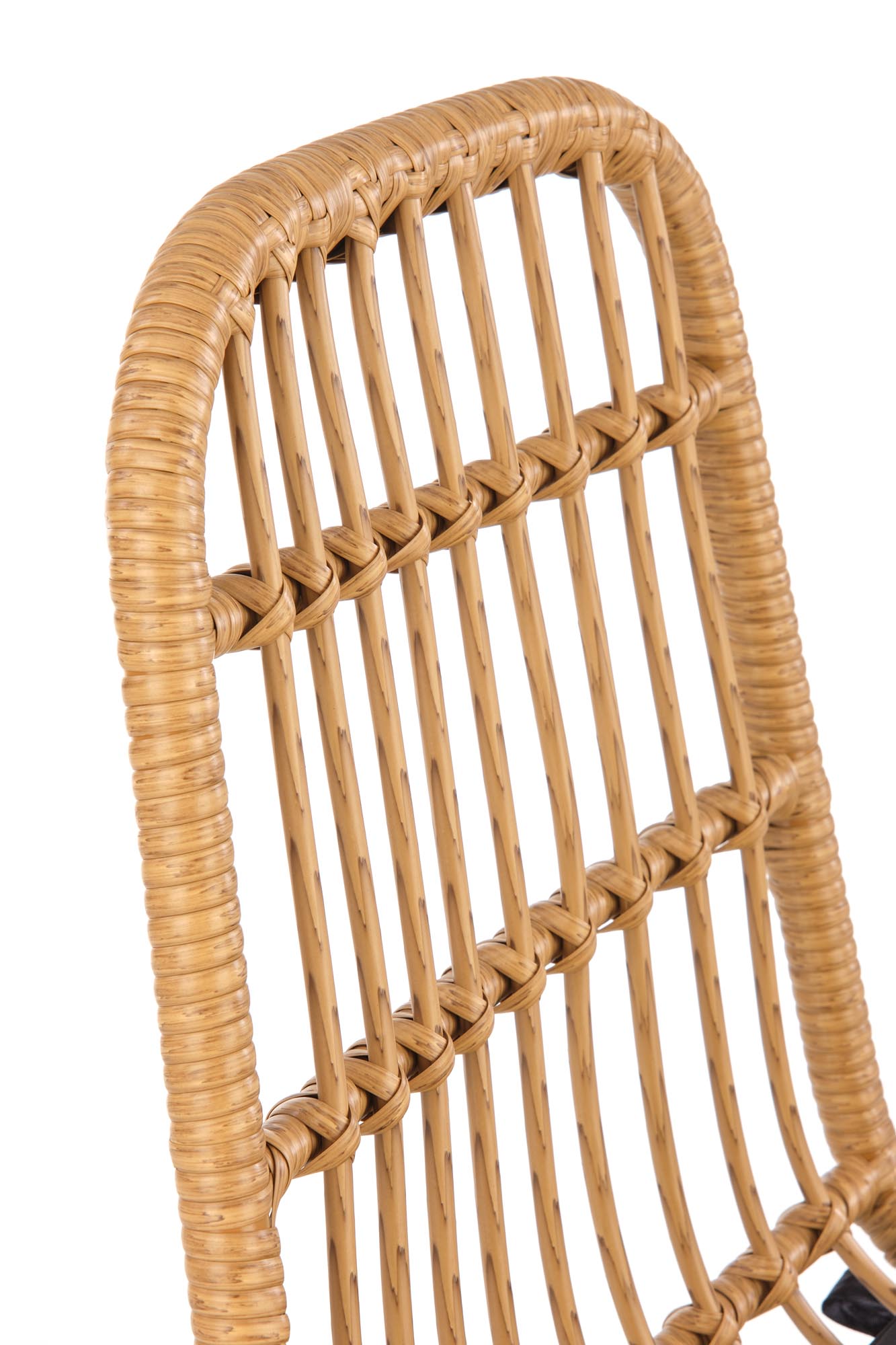 K401 jedálenská stolička čierna / prírodná