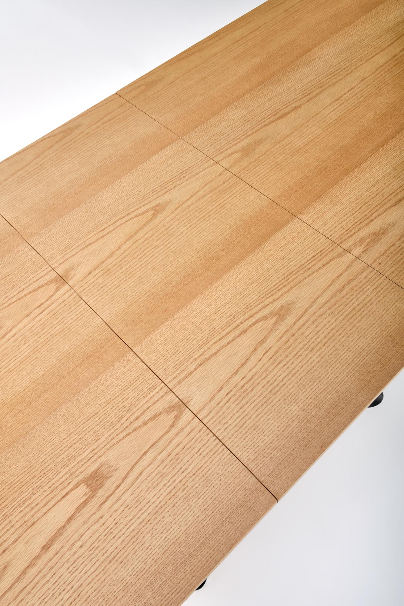 DERRICK rozkladací stôl dub prírodný / čierna