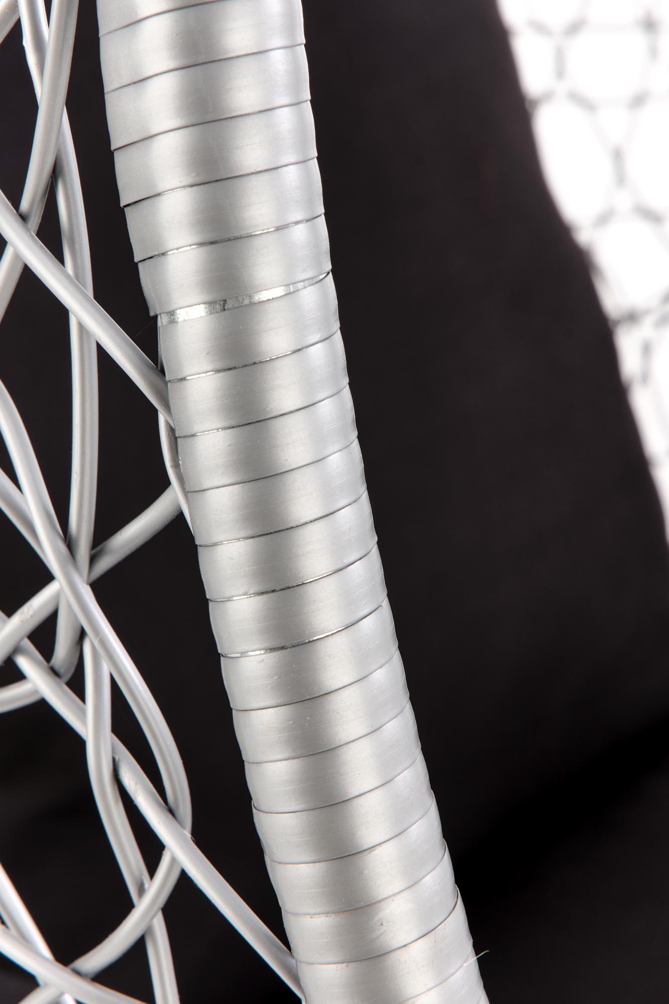 EGGY záhradná stolička šedá/ čierna