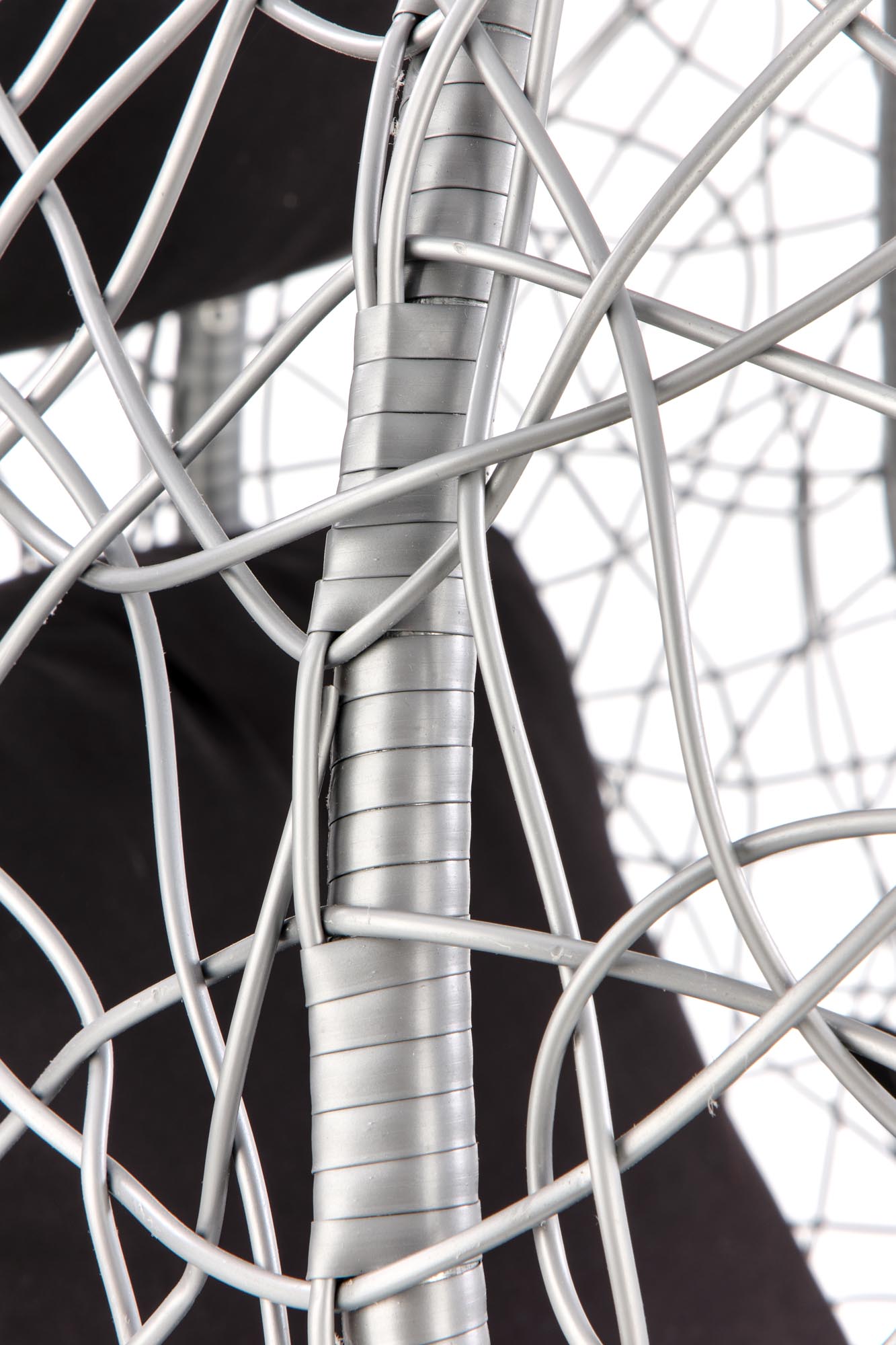 EGGY záhradná stolička šedá/ čierna