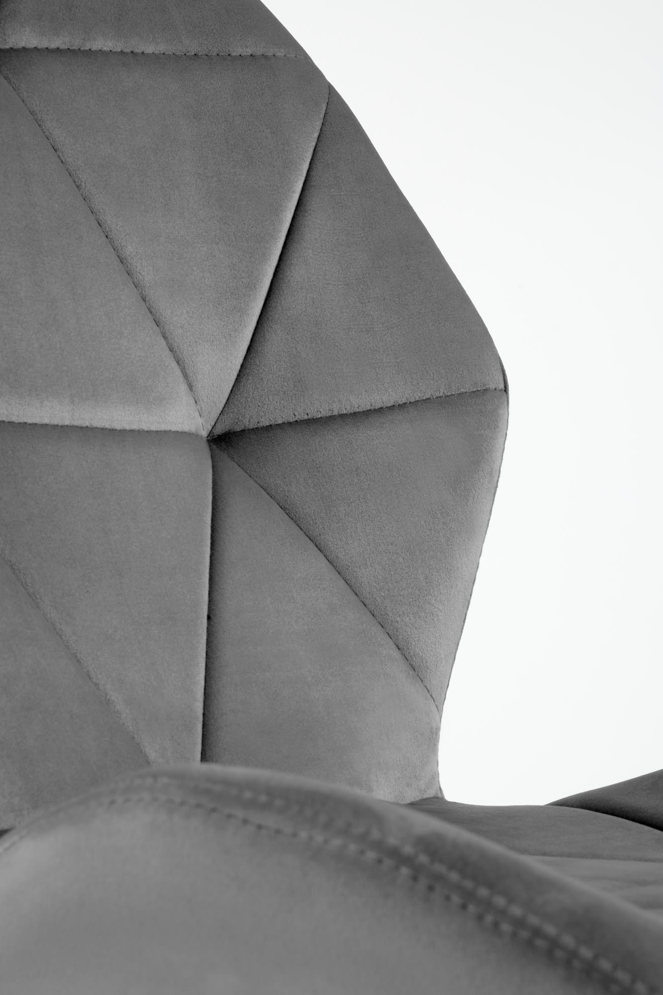 K453 stolička šedá