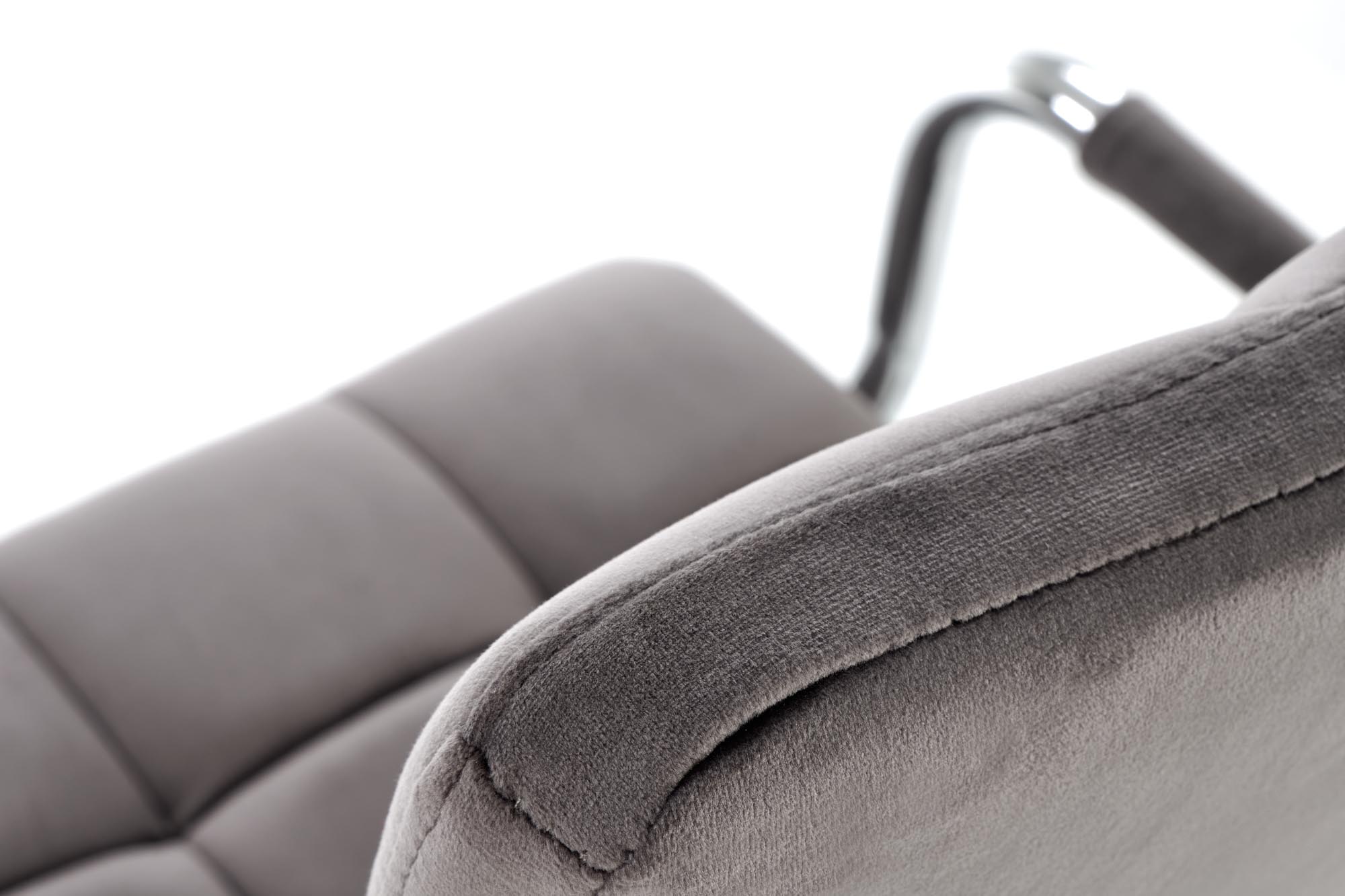 GONZO 4 detská stolička šedá velvet