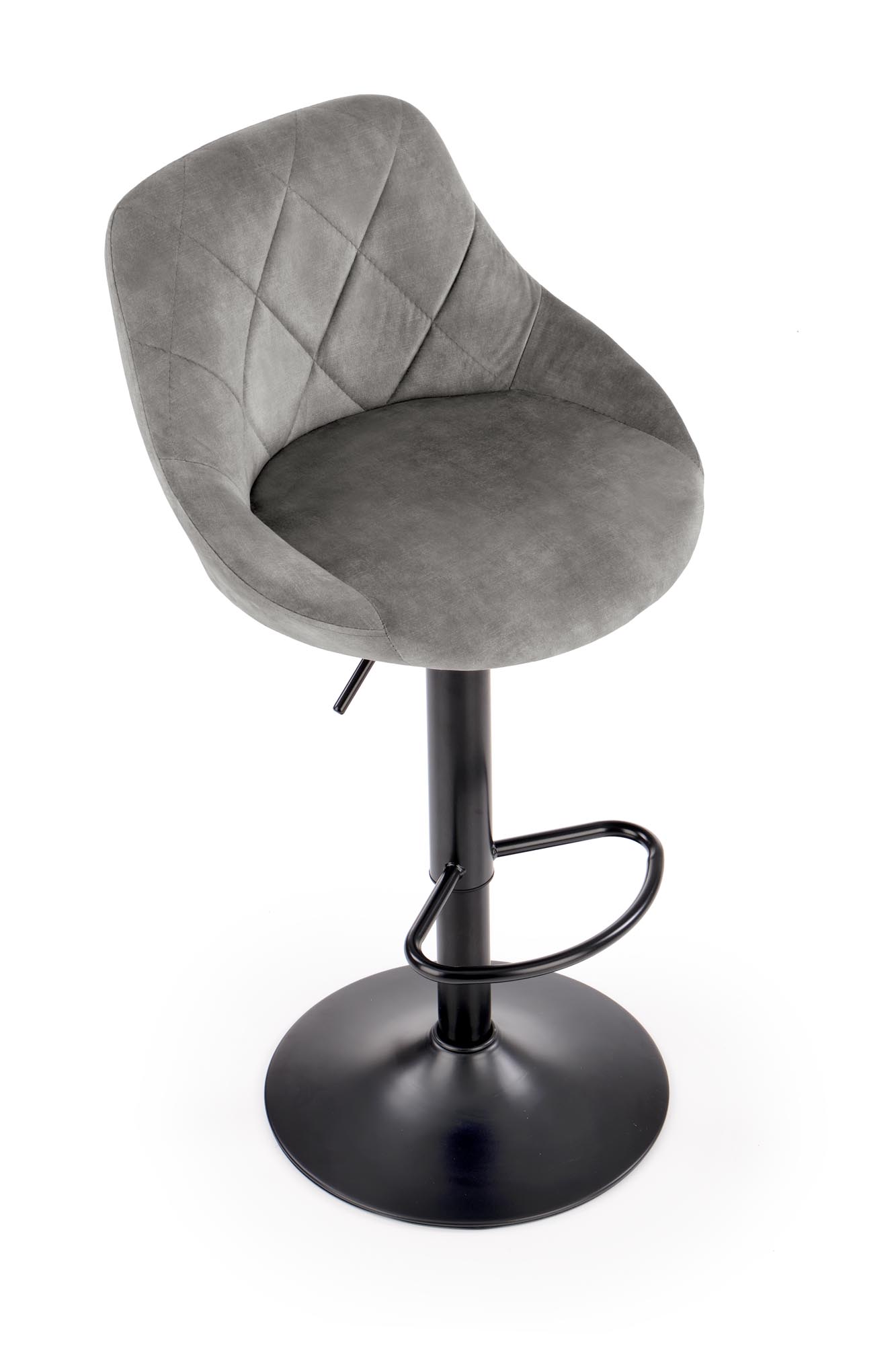 H101 barová stolička šedá 