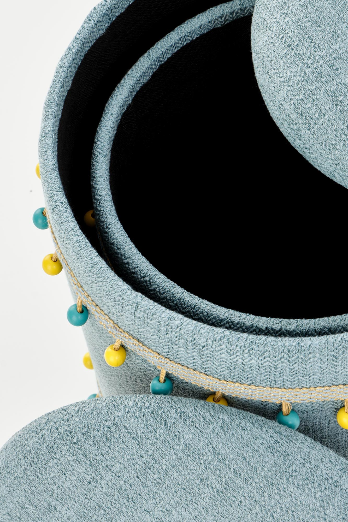 GRADO zostava dvoch taburetiek, svetlo modré