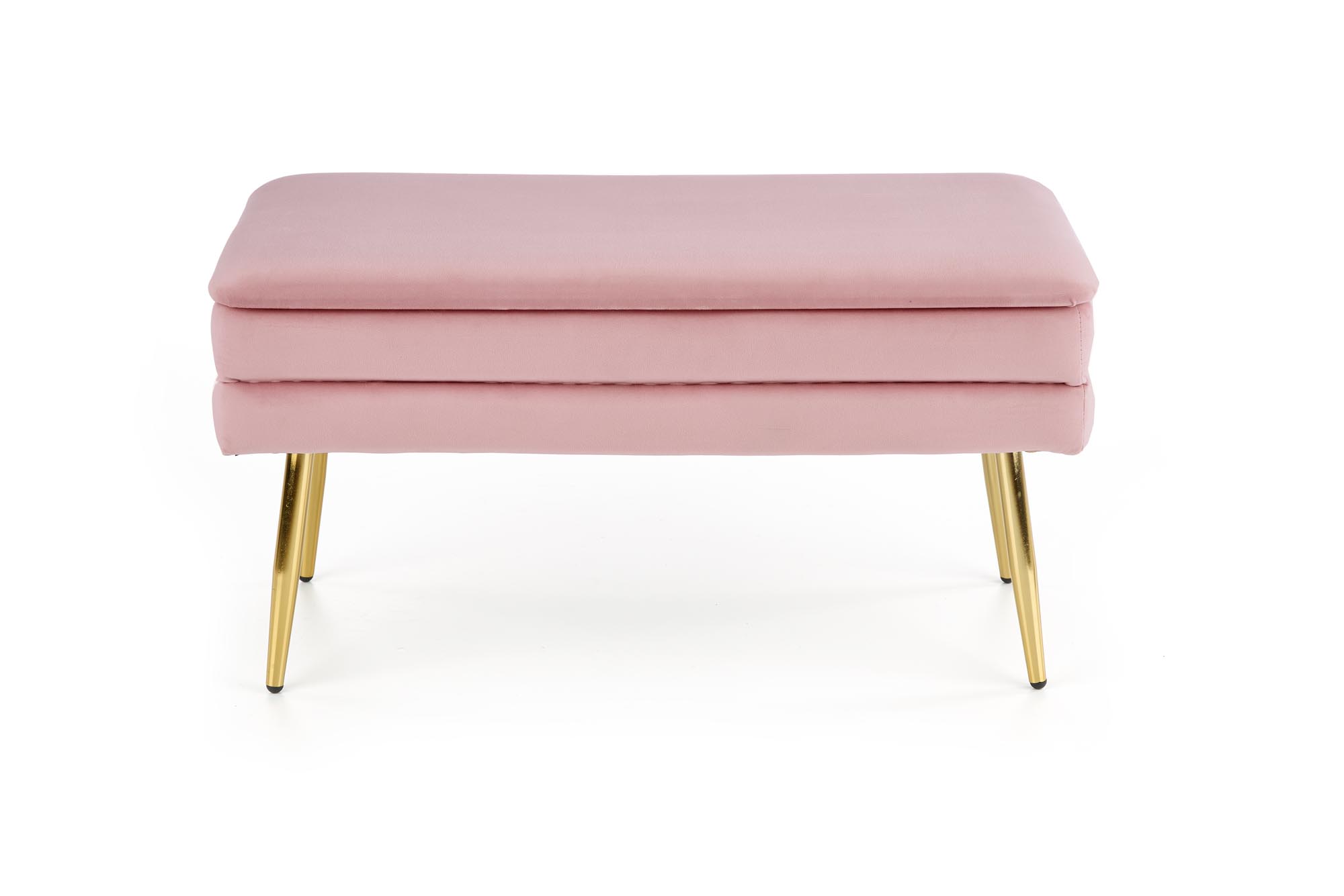 VELVA lavička ružová/zlatá