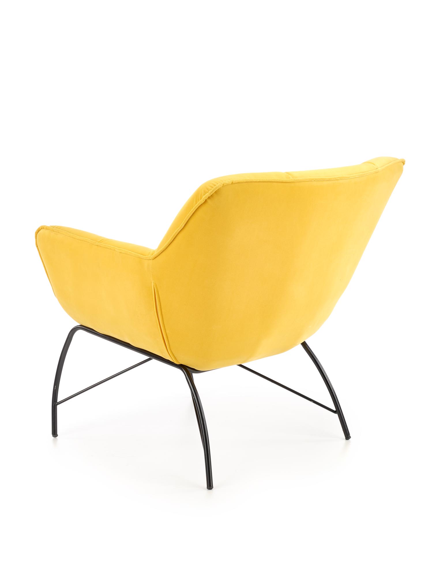 BELTON relaxačné kreslo žlté 