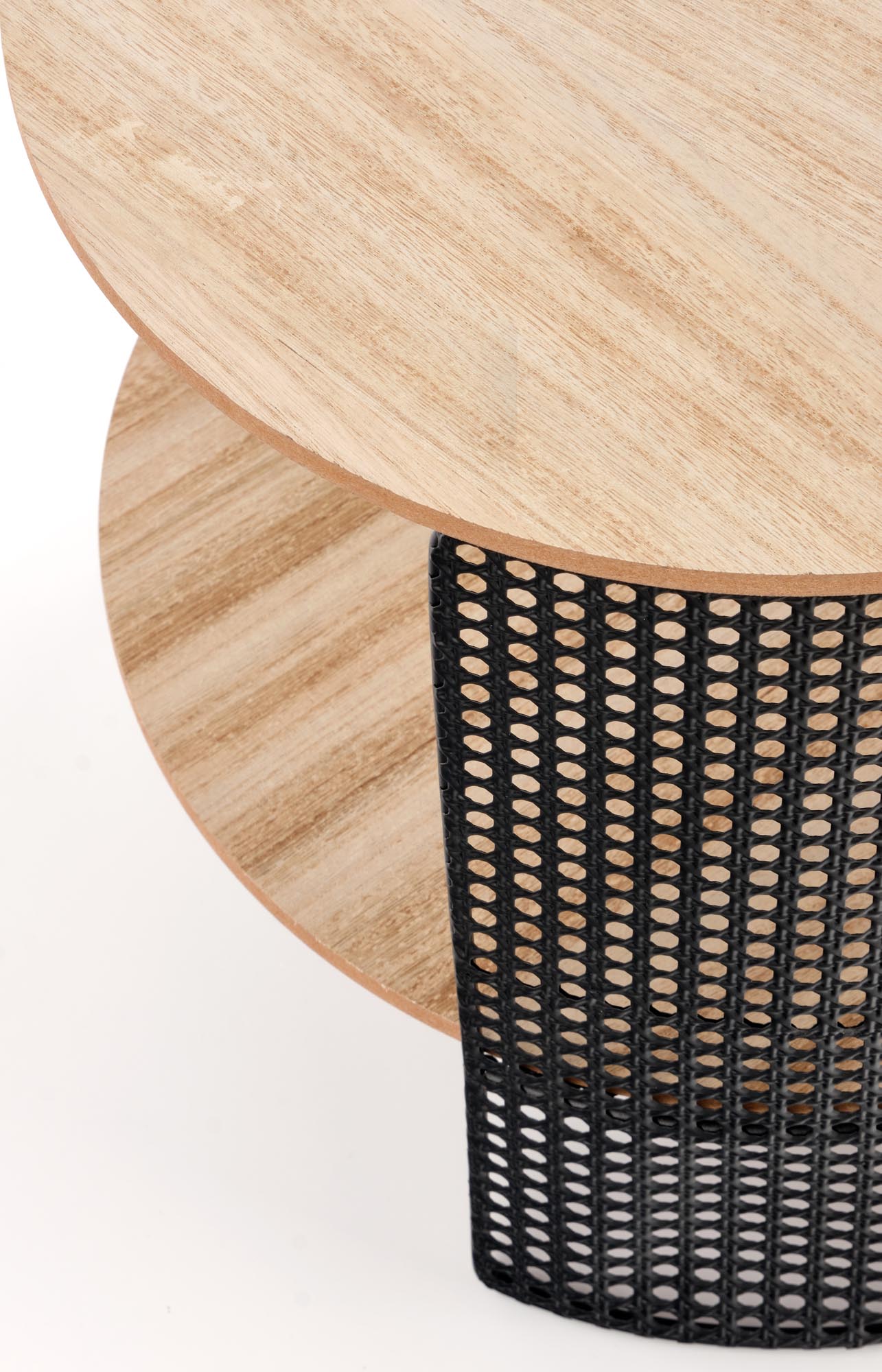 TRAFICA konferenčný stolík prírodný/čierny