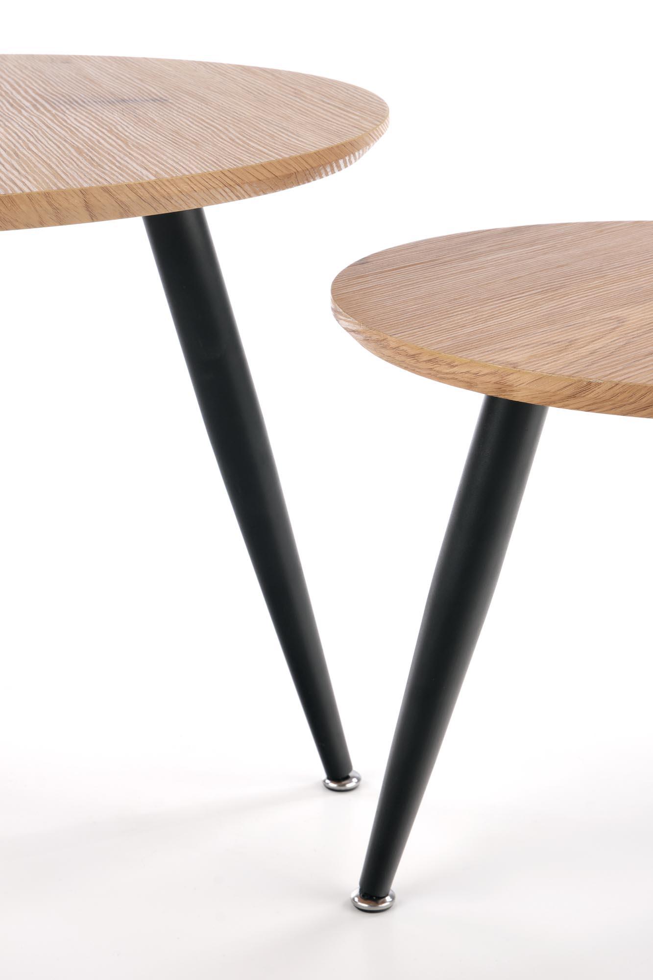 MENTONA 2 zostava dvoch konferenčných stolíkov dub zlatý/čierny