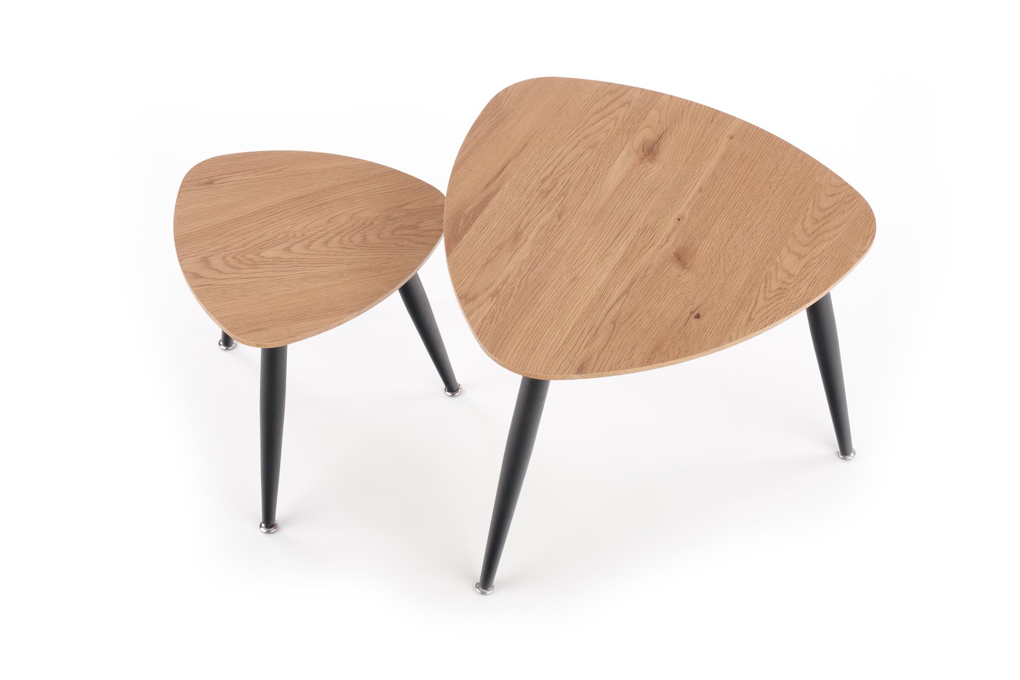 NICEA 2 zostava dvoch konferenčných stolíkov dub zlatý/čierny