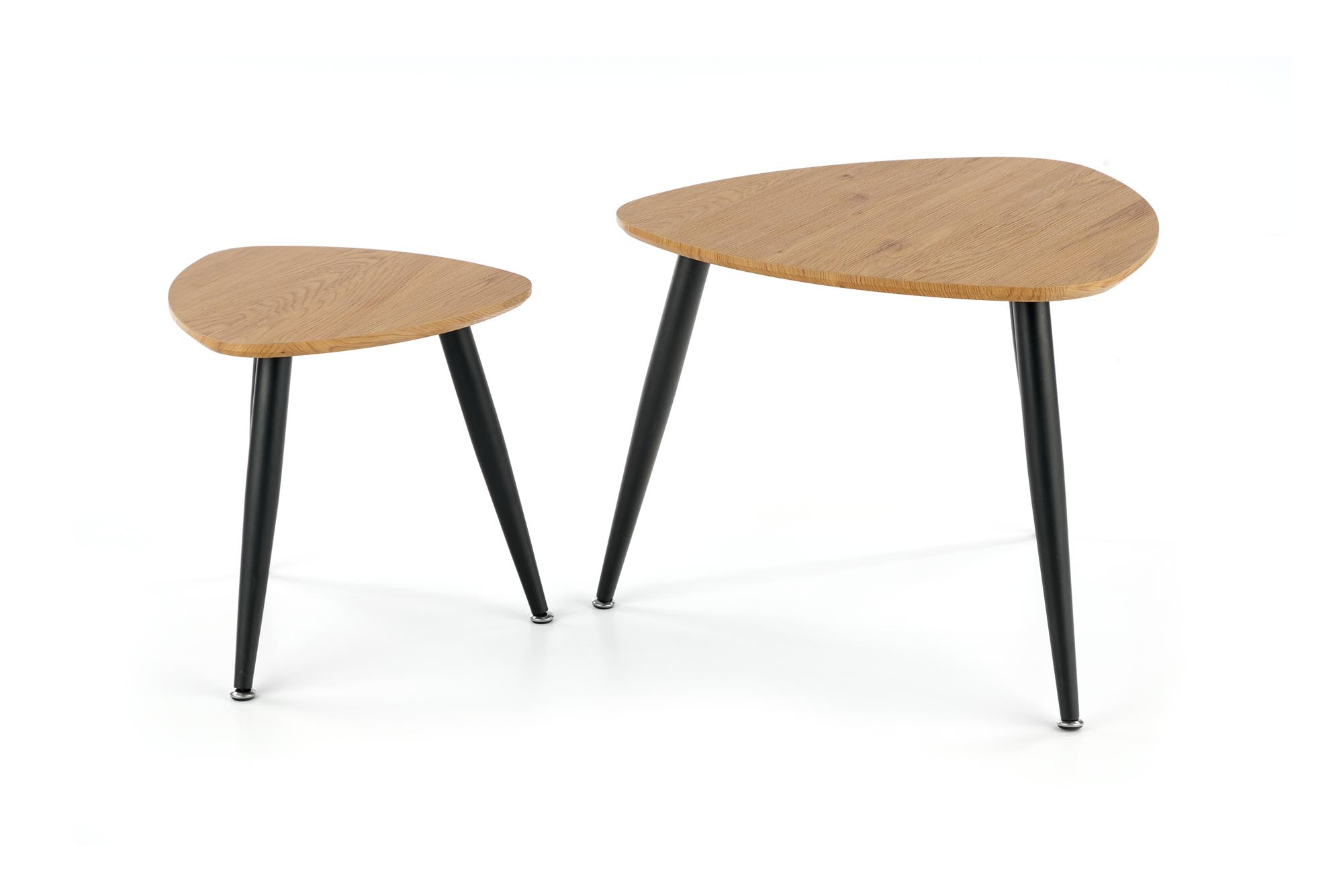 NICEA 2 zostava dvoch konferenčných stolíkov dub zlatý/čierny