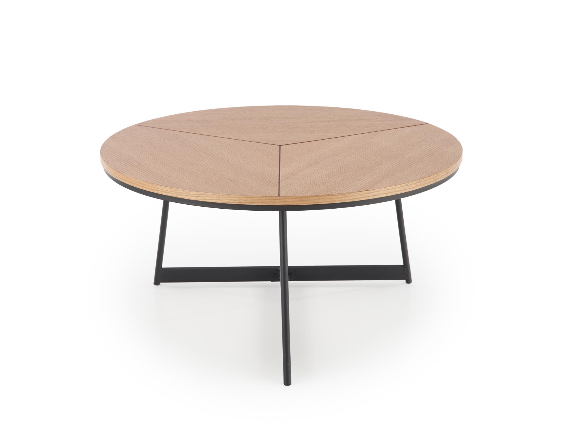 KARIDA konferenčný stolík dub prírodný/čierny