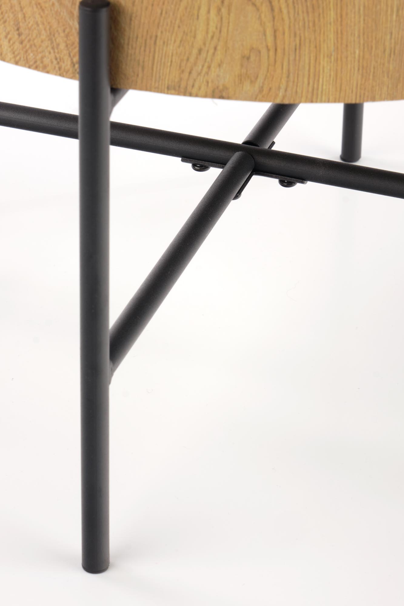 BROOKLYN-S konferenčný stolík dub prírodný/čierny