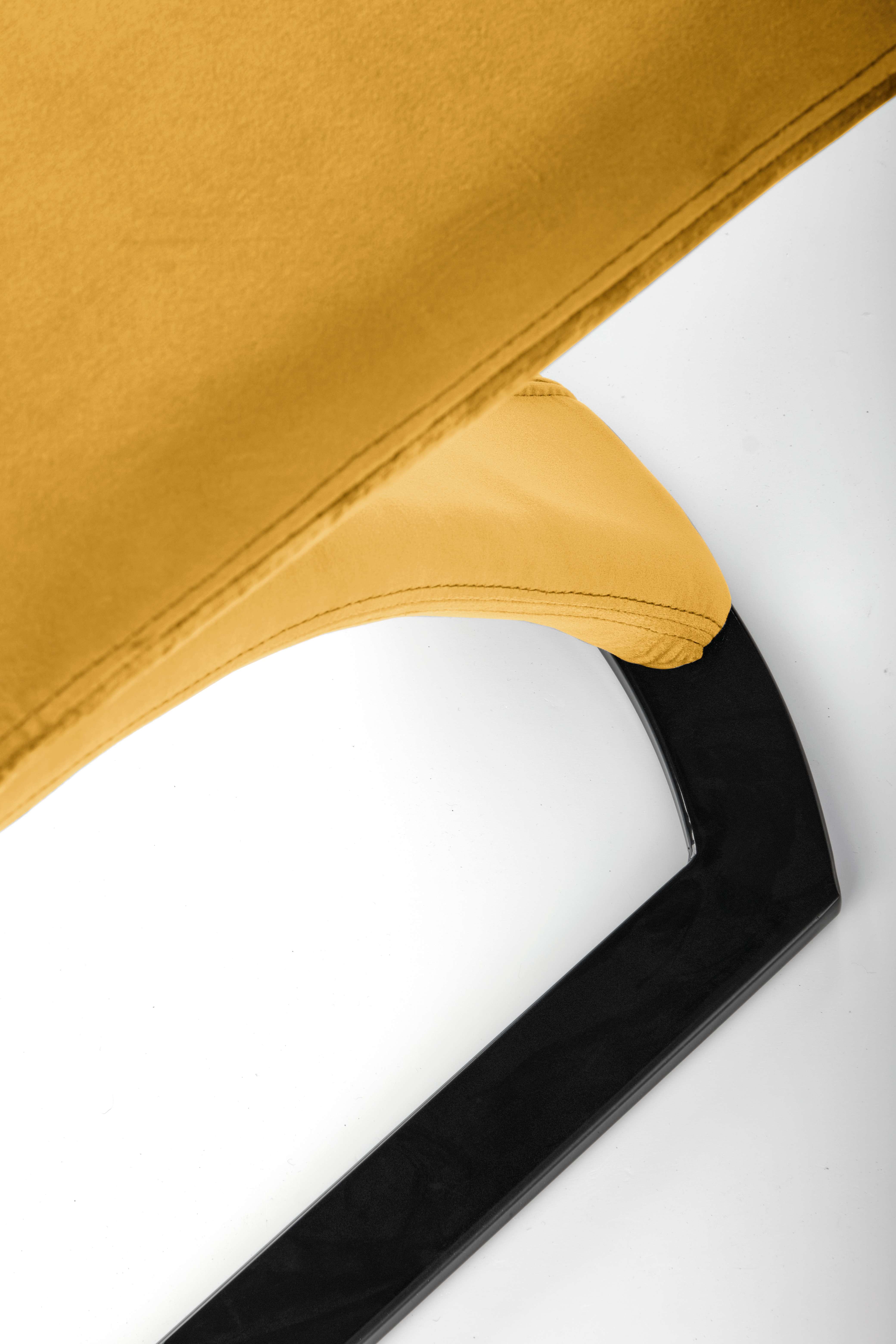 K442 jedálenská stolička horčicová