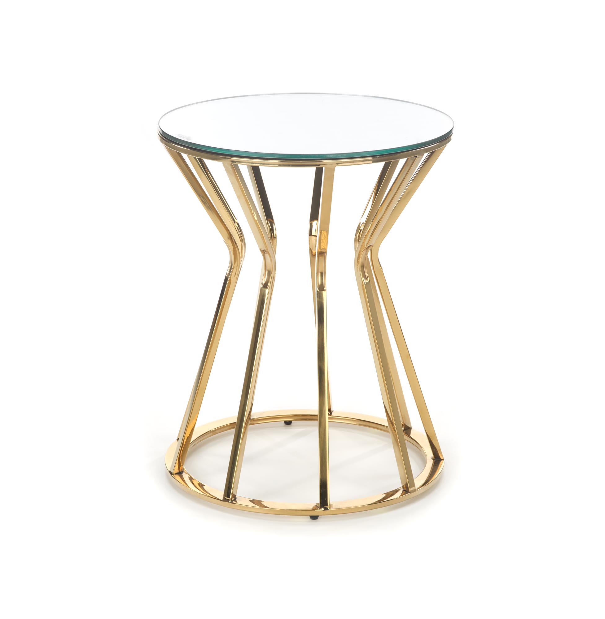 AFINA S konferenčný stolík, zrkadlo / zlatý