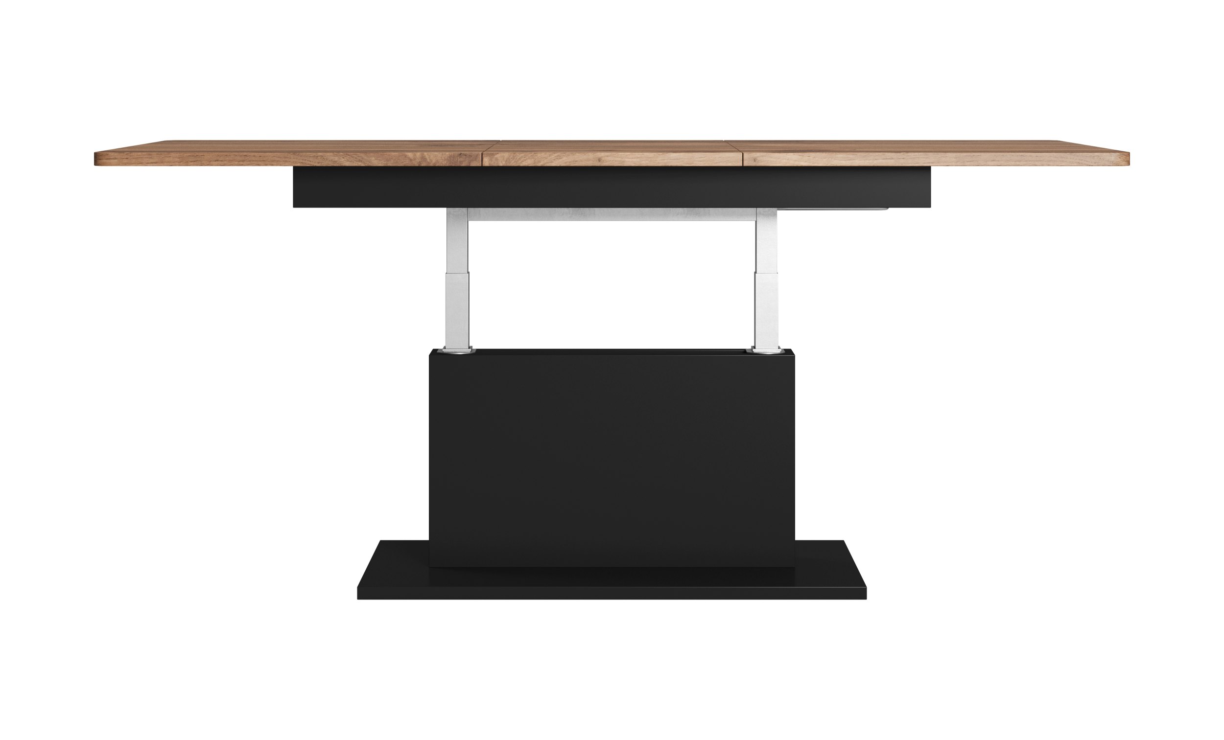 BUSETTI konferenčný stolík doska: dub wotan, nohy: čierne matné