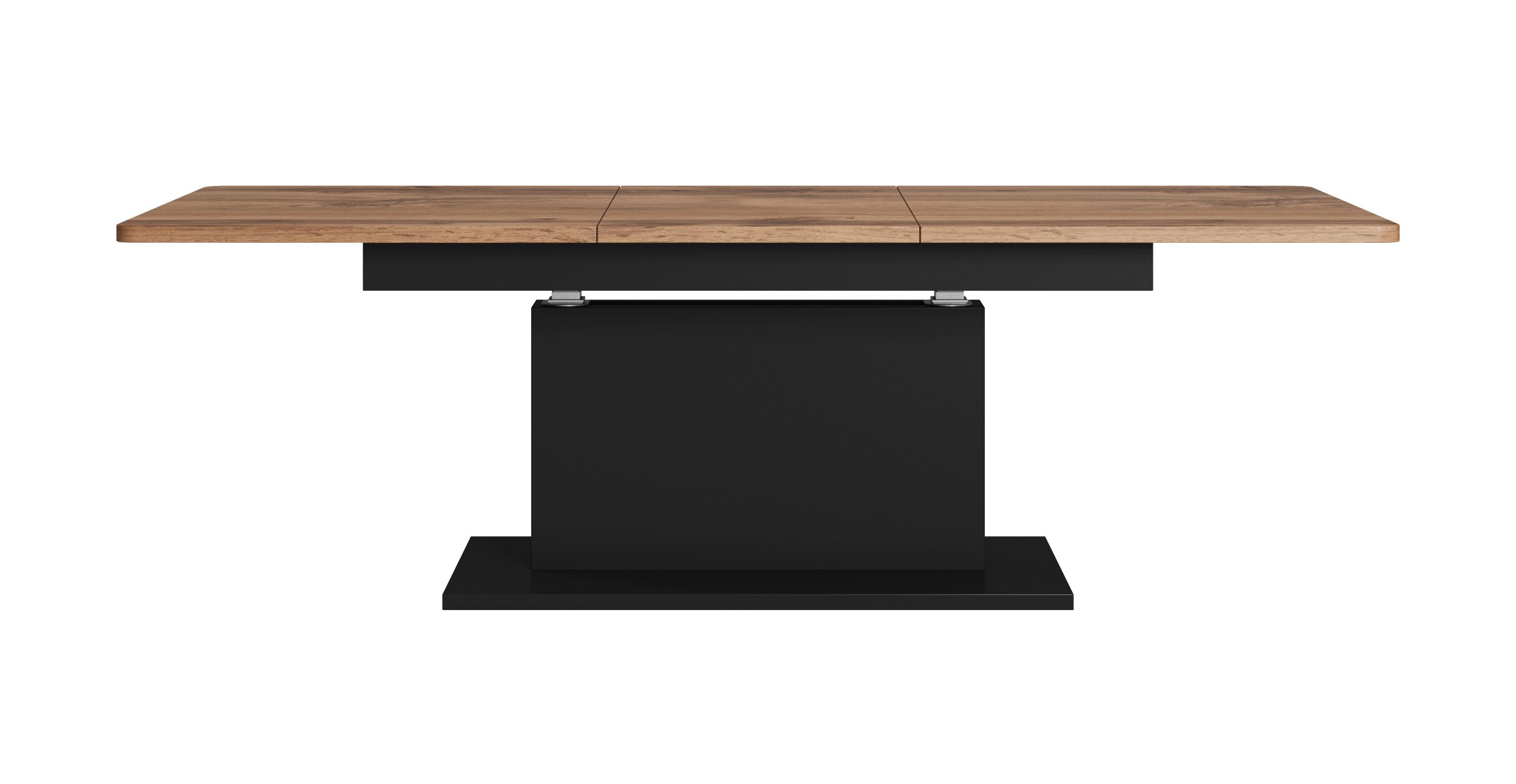 BUSETTI konferenčný stolík doska: dub wotan, nohy: čierne matné