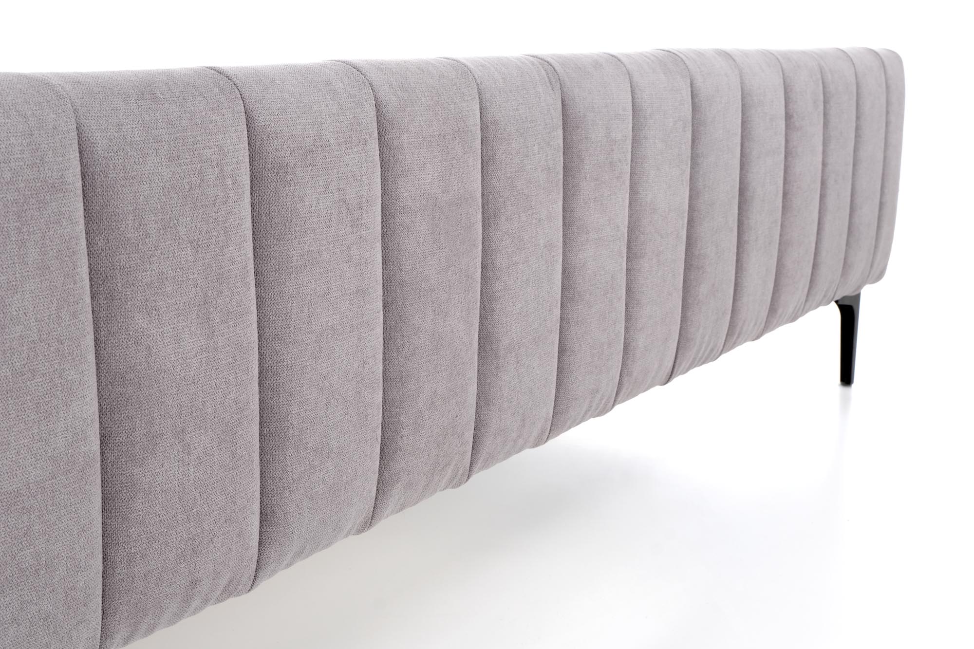 FRANCESCA 160, posteľ, svetlo šedá