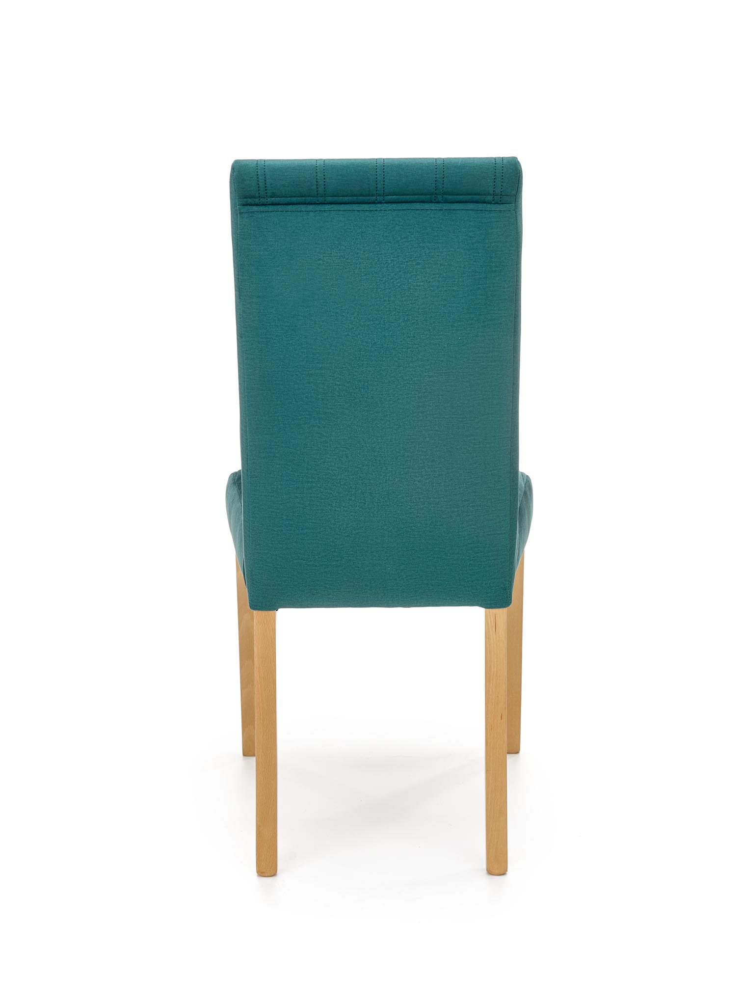 DIEGO 3 jedálenská stolička dub medový / čal. velvet prešívaný - MONOLITH 37 (tmavo zelená)