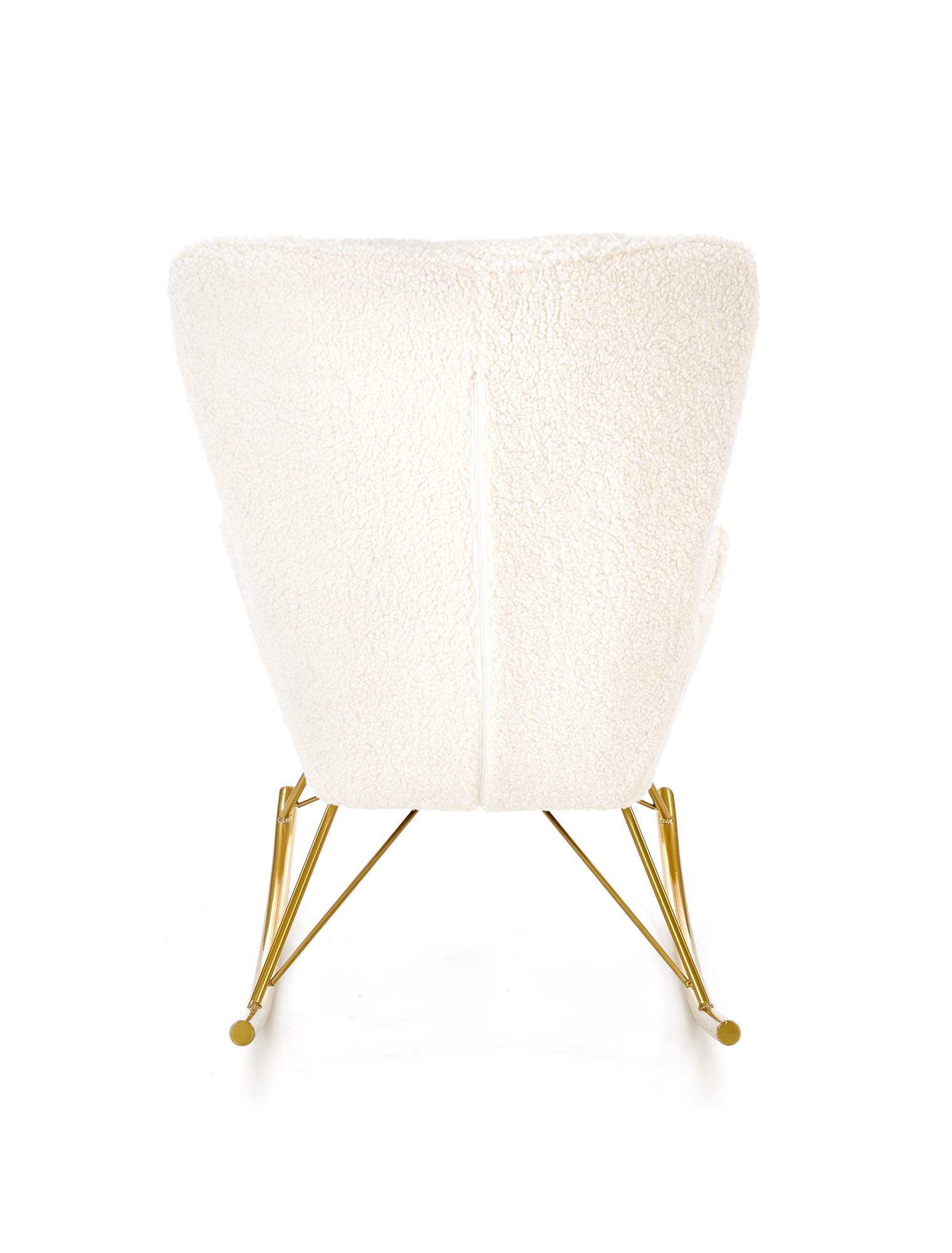 LIBERTO relaxačné kreslo krémové / zlaté