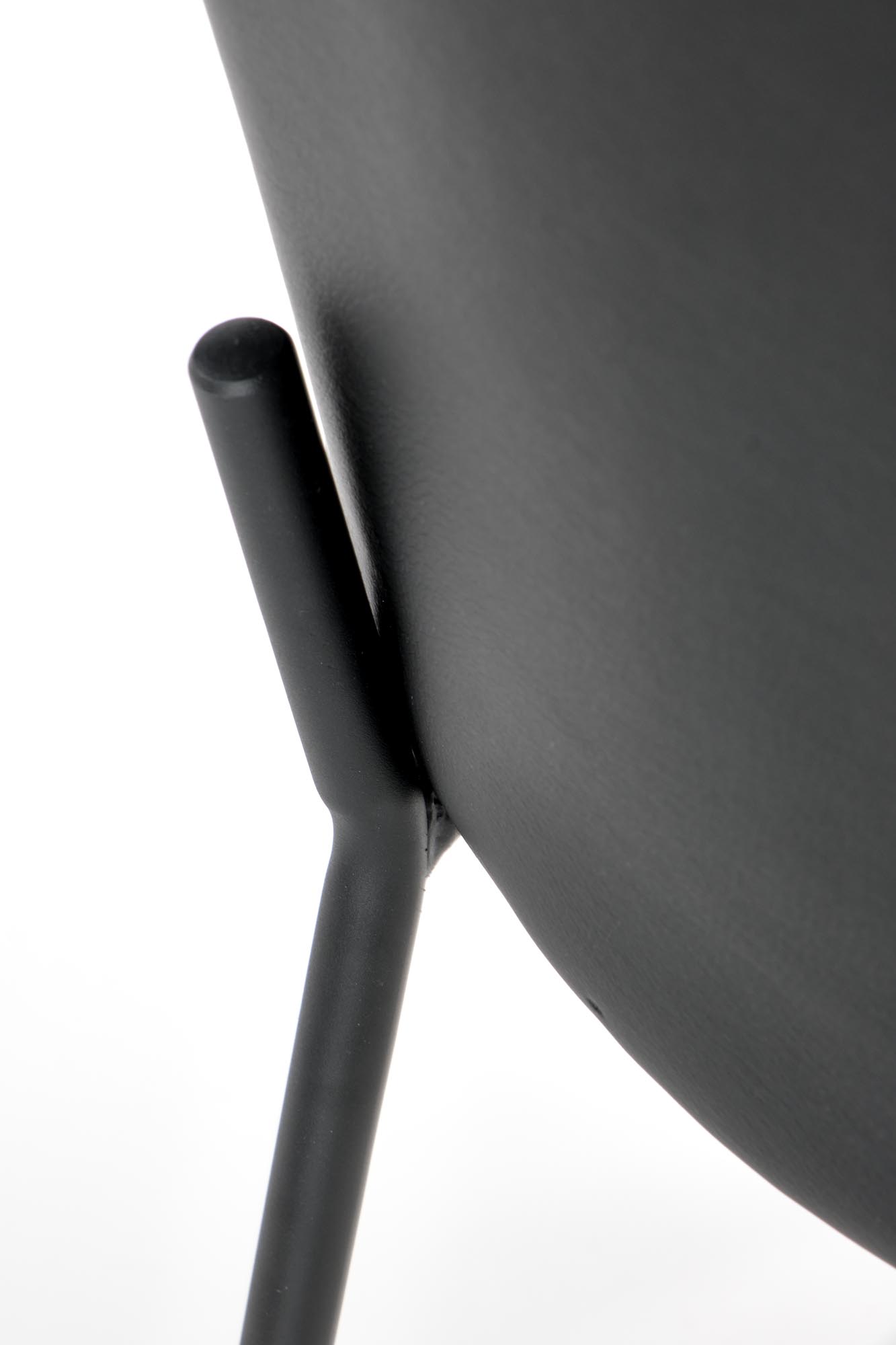 K471 jedálenská stolička šedá/čierna