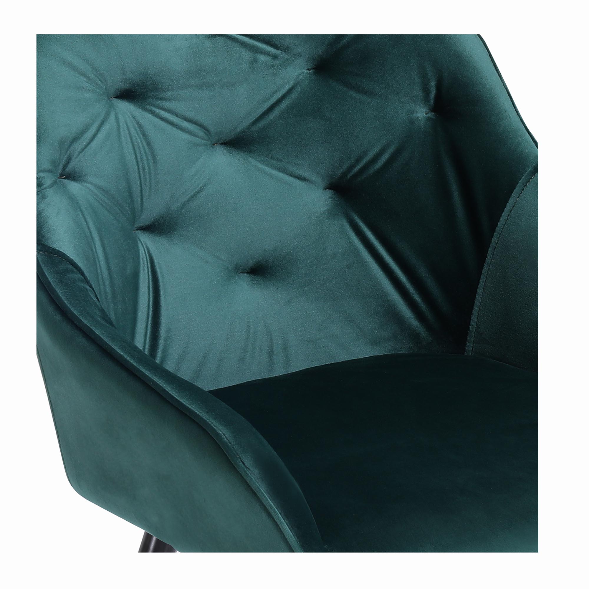 K487 jedálenská stolička tmavo zelená