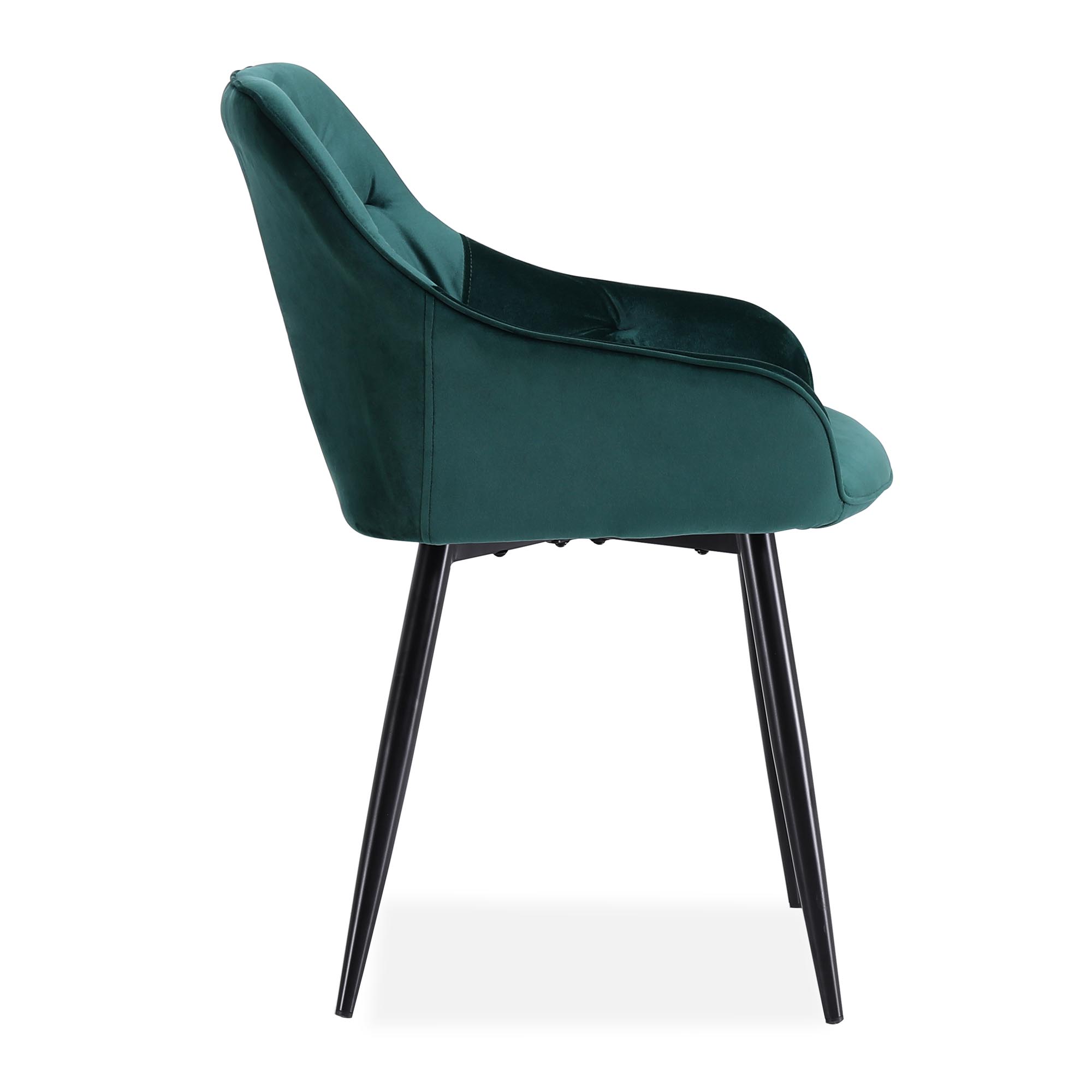 K487 jedálenská stolička tmavo zelená