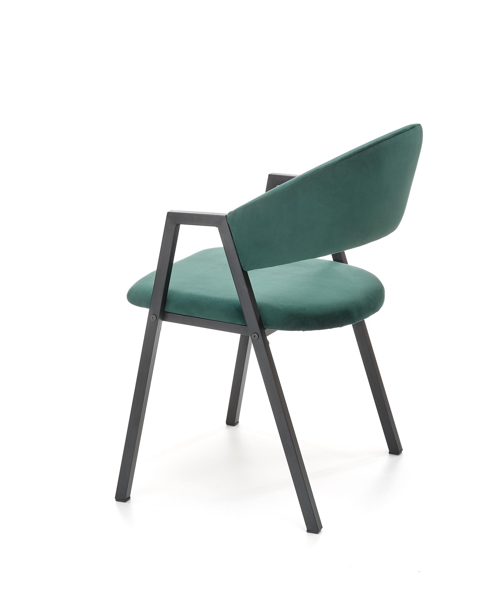 K473 jedálenská stolička tmavo zelená