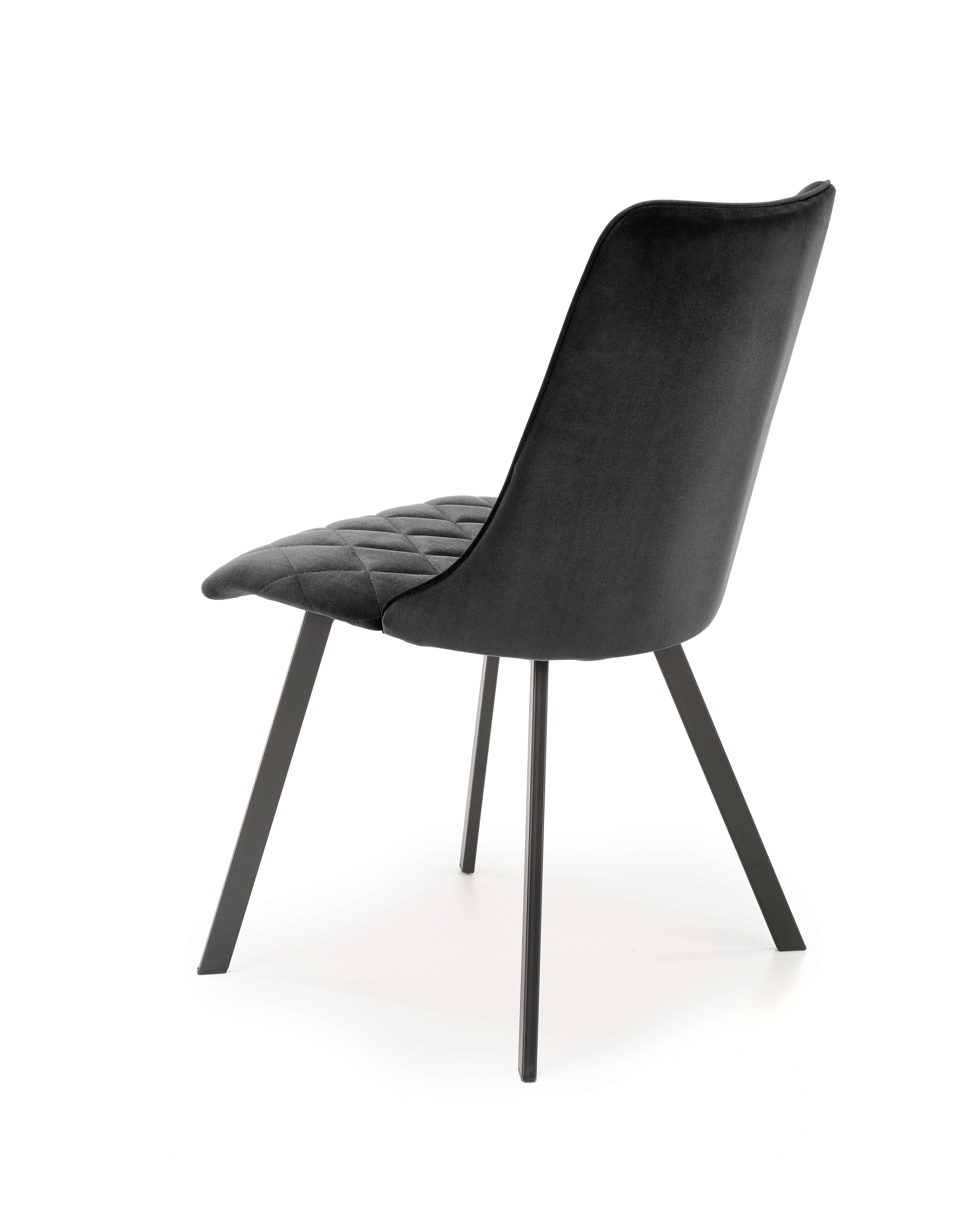 K450 jedálenská stolička čierna