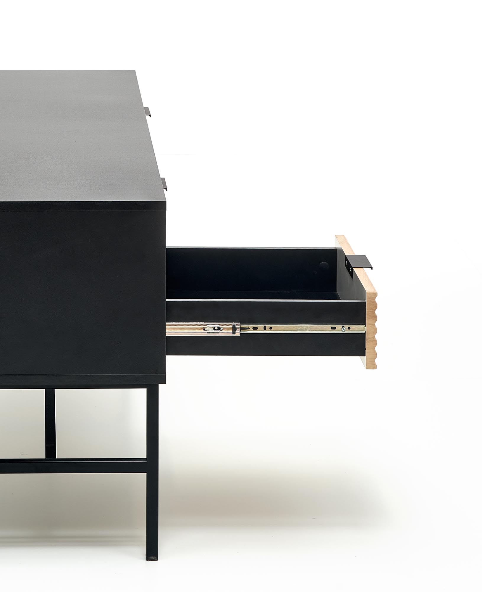 MURANO RTV-1 stolík RTV dub artisan/čierny