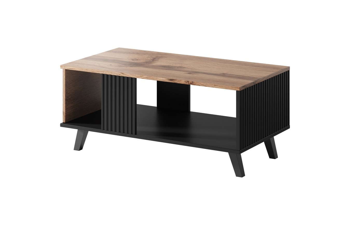 RANDOM LAW-1 konferenčný stolík dub wotan/čierny