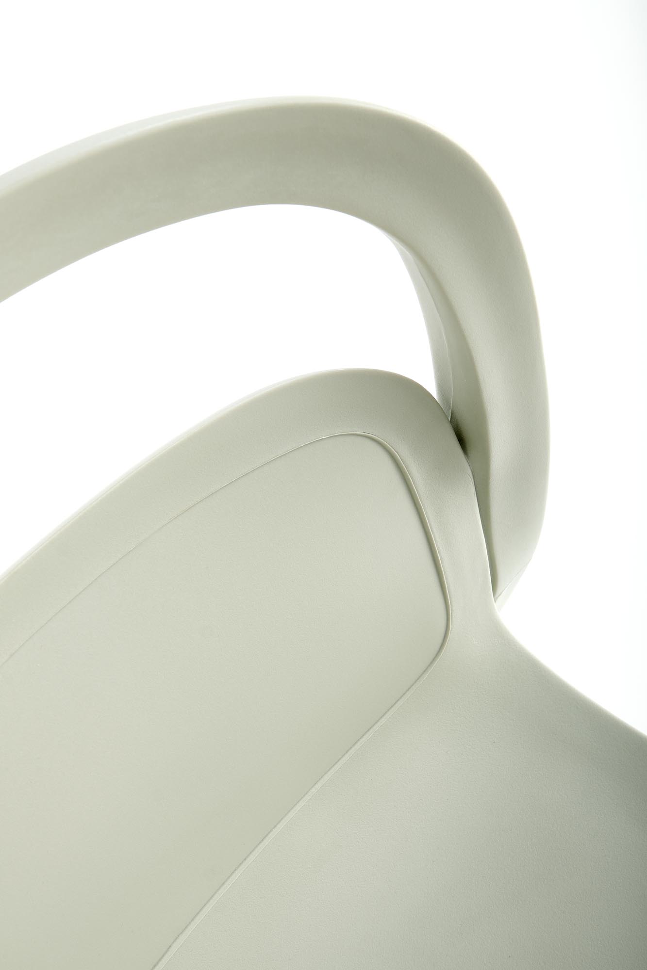 K490 stolička plastik mätová