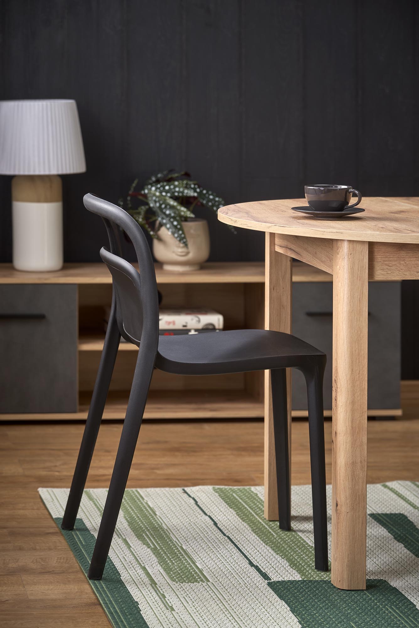 RINGO stôl doska dub craft, nohy - dub craft