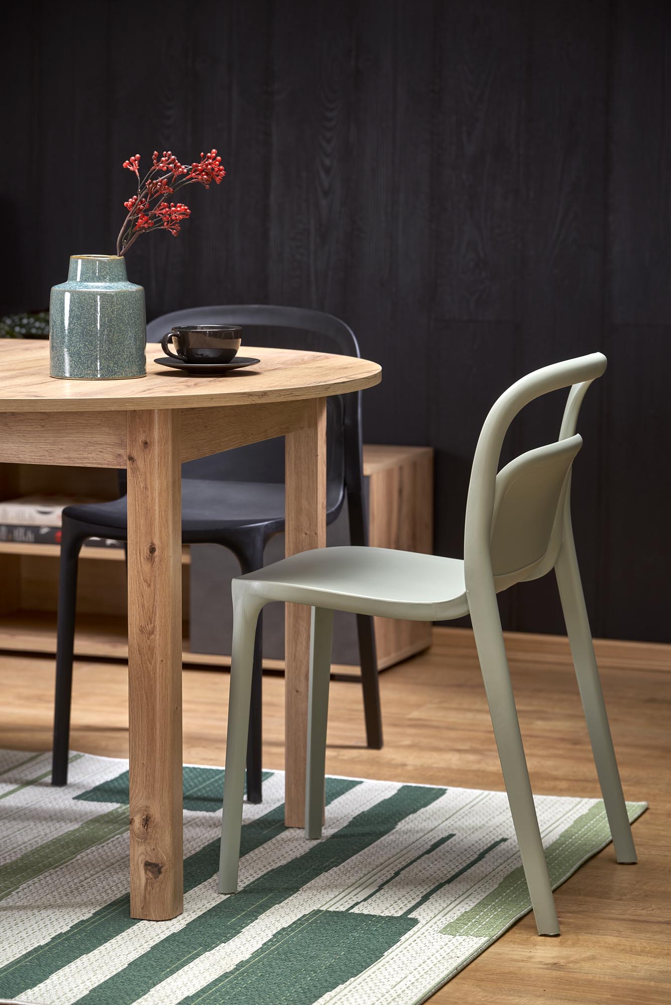 RINGO stôl doska dub craft, nohy - dub craft