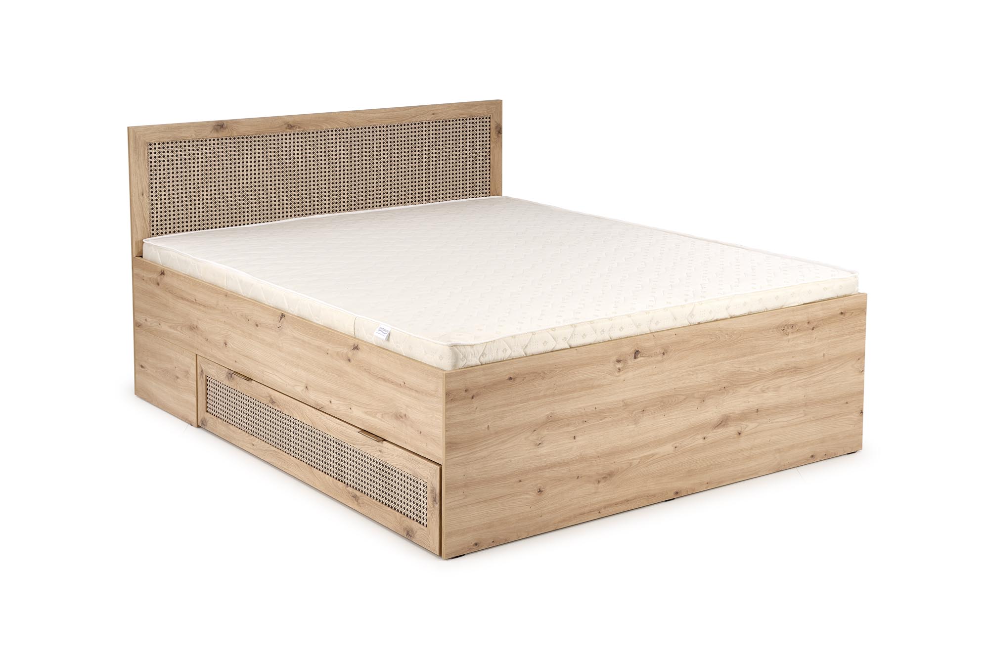 BORNEO LOZ-160 posteľ, dub artisan/ čierna