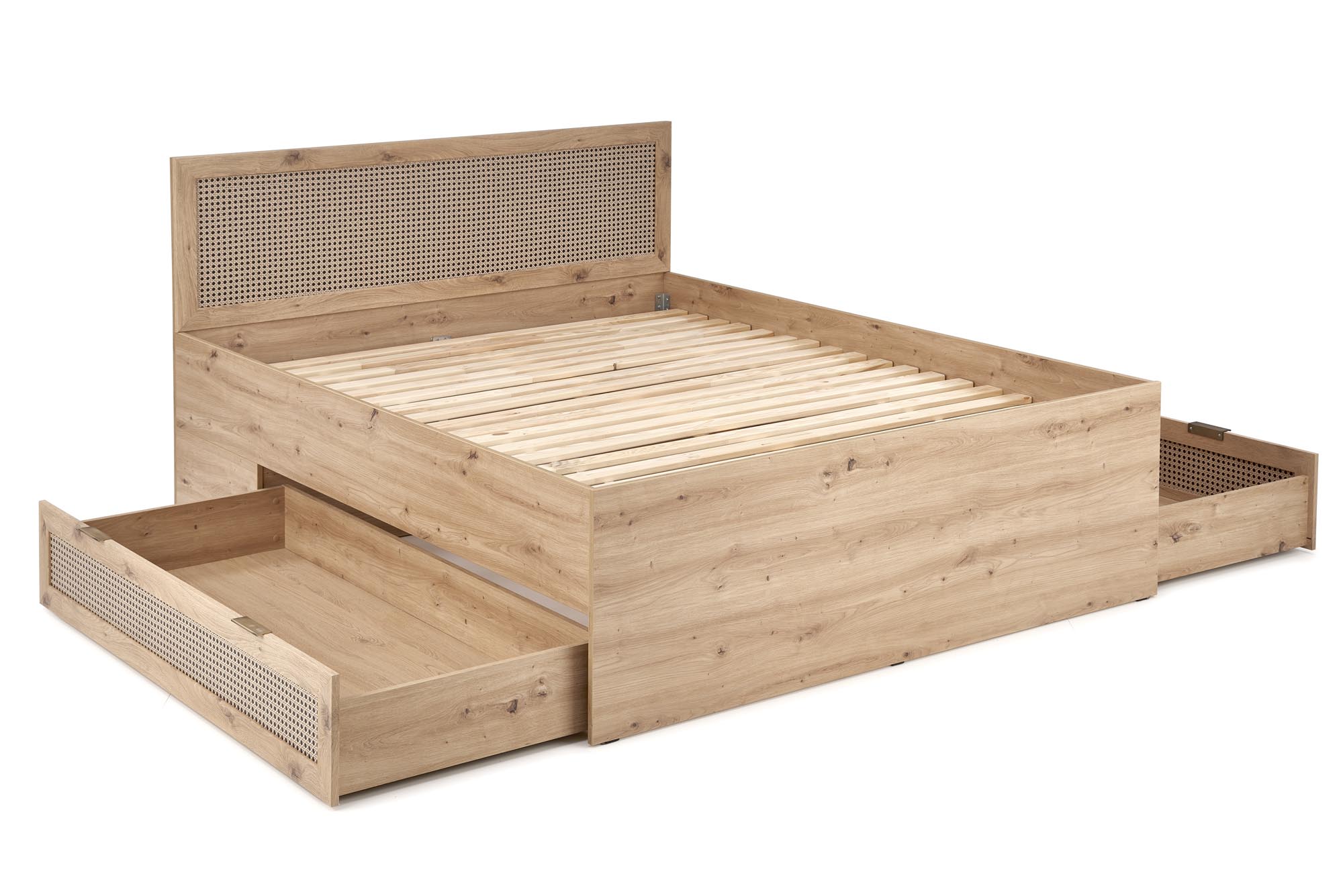 BORNEO LOZ-160 posteľ, dub artisan/ čierna