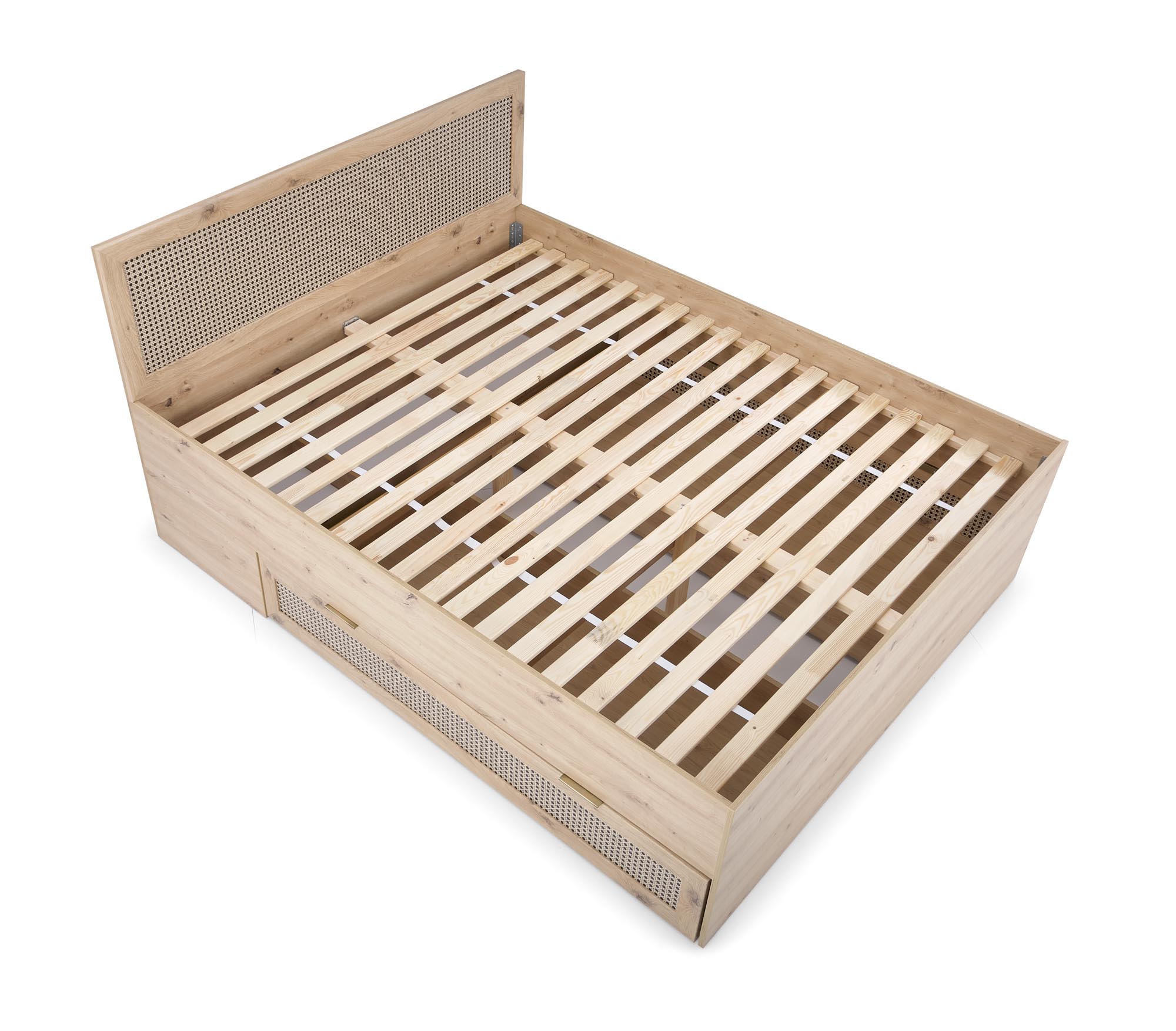 BORNEO LOZ-160 posteľ, dub artisan/ čierna