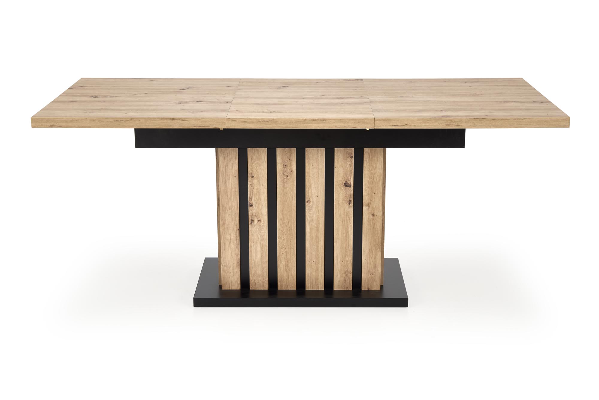 LAMELLO rozkladací stôl 130-180/80 cm dub artisan/čierny