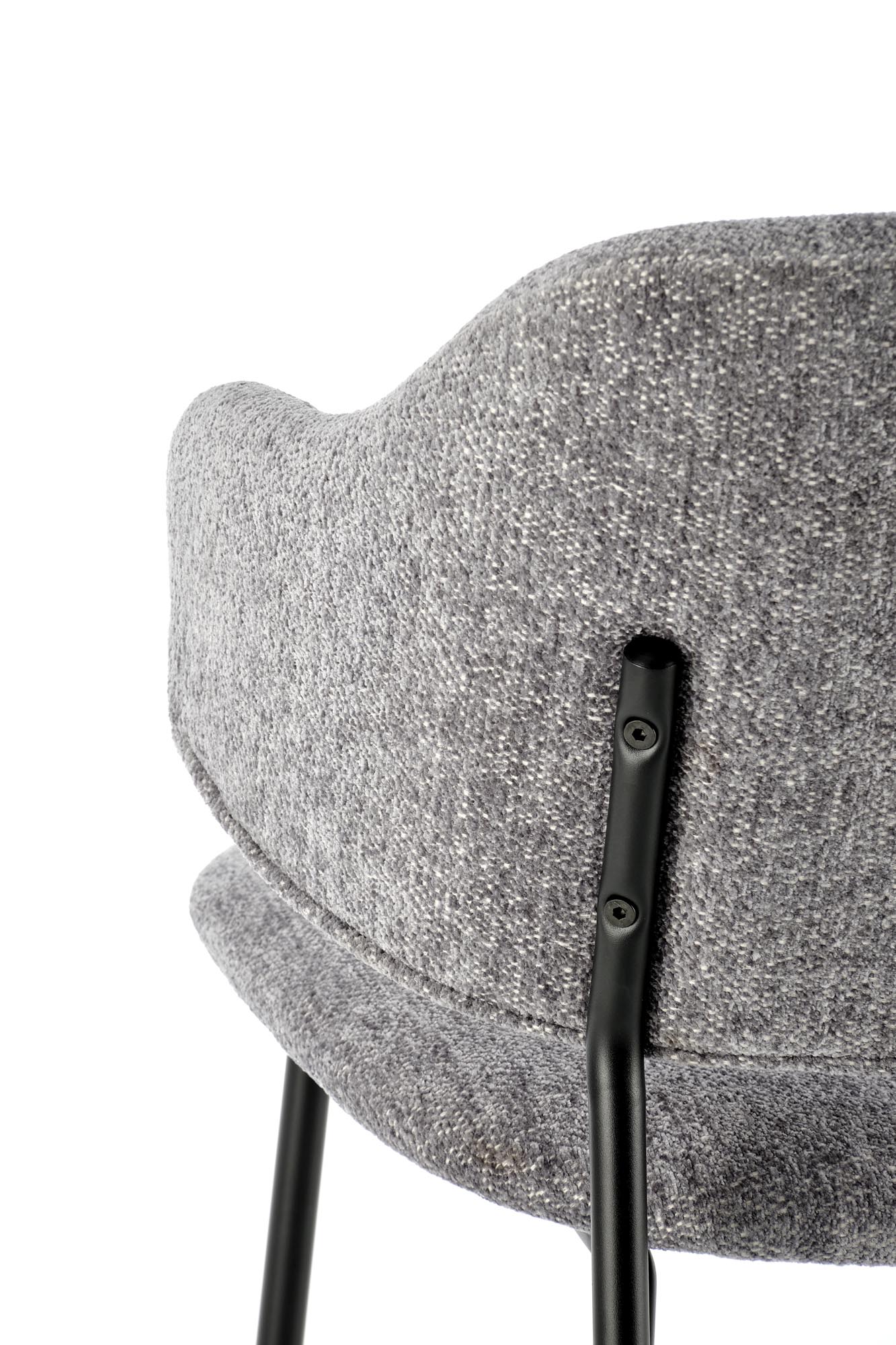 K497 stolička svetlo šedá