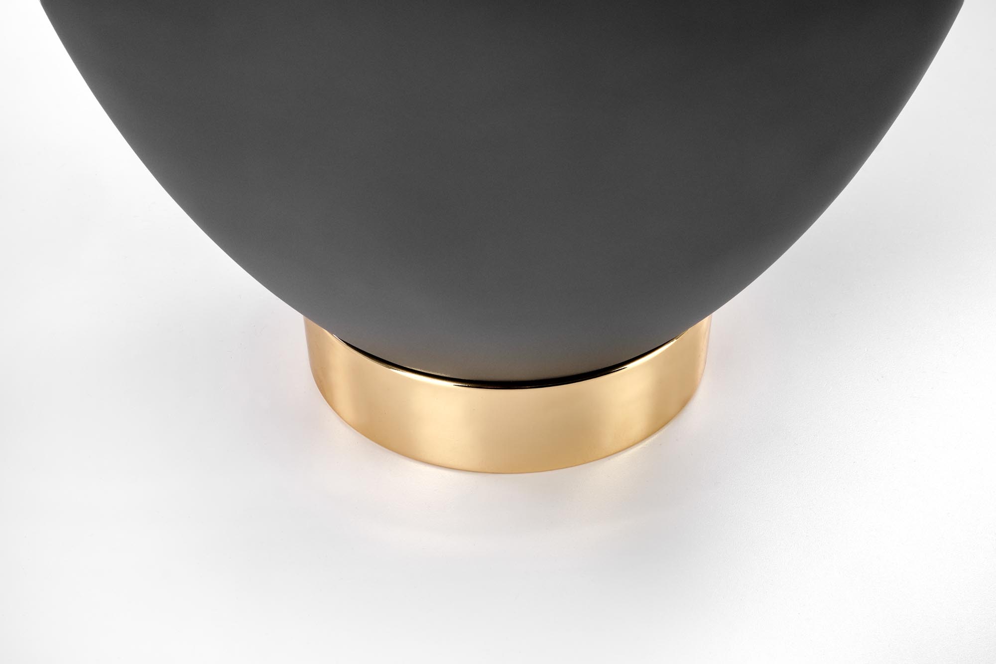 CECILIA konferenčný stolík biely mramor/šedý/zlatý