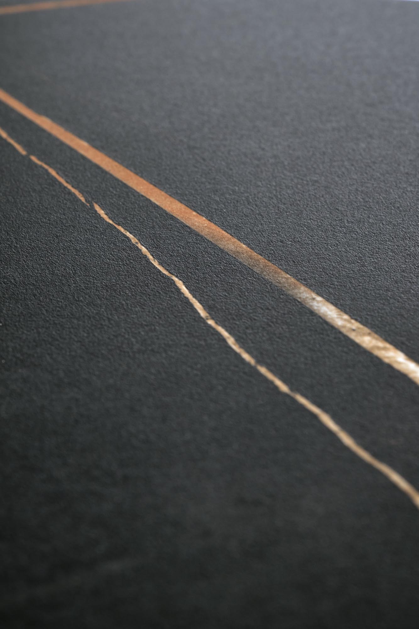 SCALITA konferenčný stolík čierny mramor/čierny/ zlatý