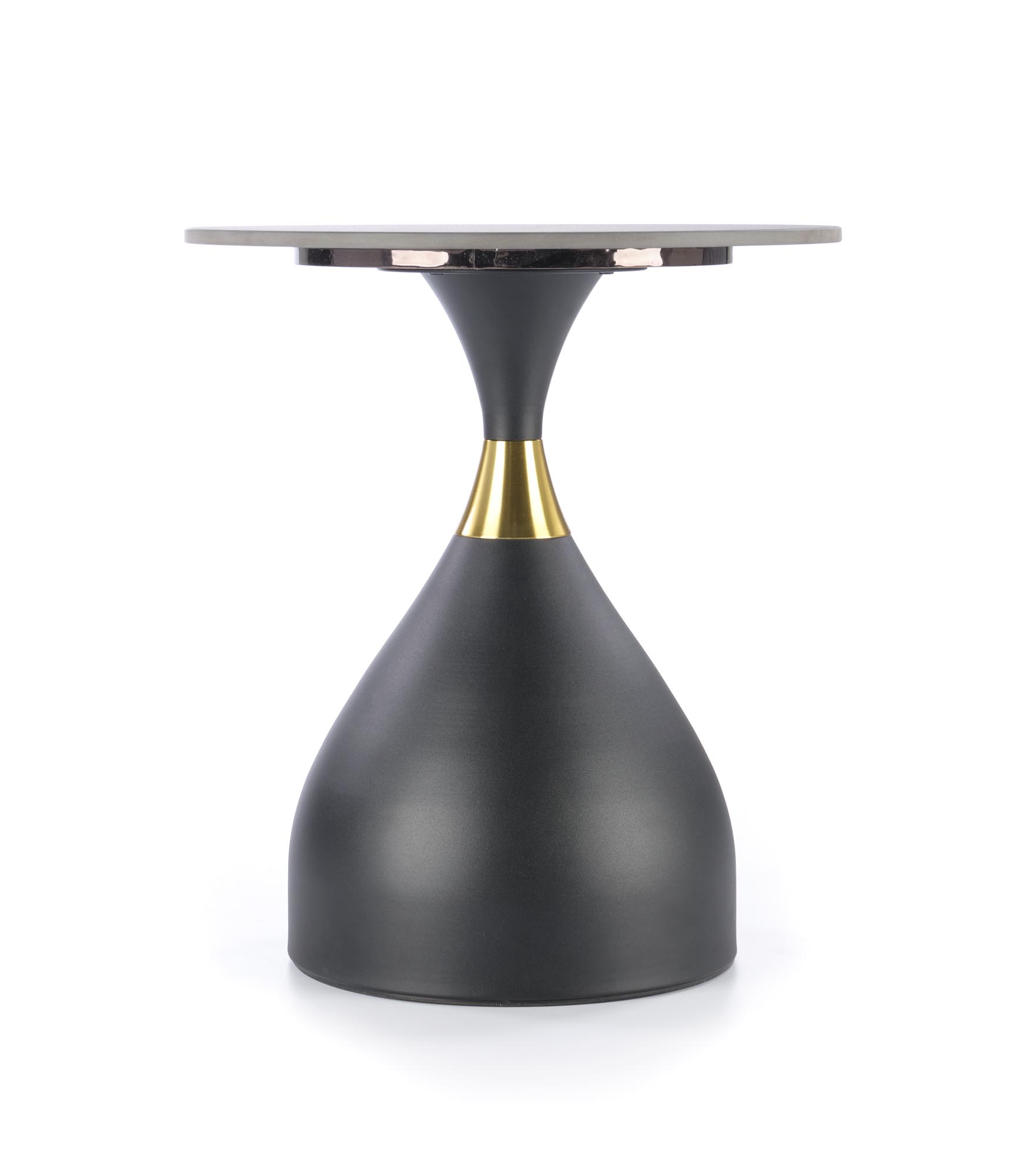 SCALITA konferenčný stolík čierny mramor/čierny/ zlatý