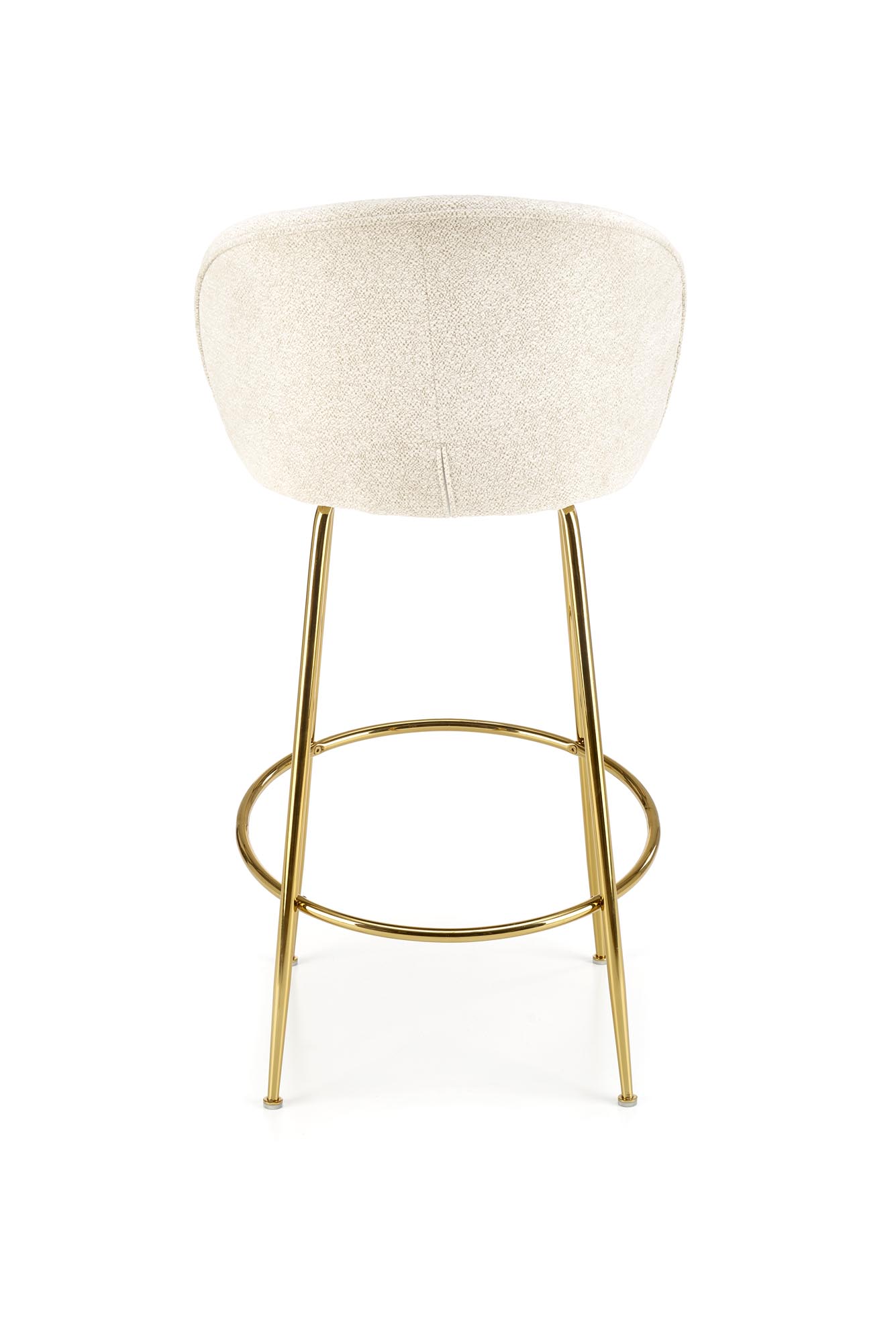 H116 barová stolička krémová/zlatá